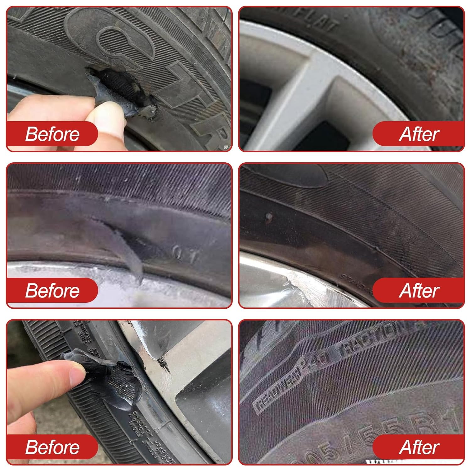 2Pcs Tire Repair Glue, Rubber Cement Tire Repair, RC Tire Glue, Used for Side Bonding or Tire Leakage, DIY Crafts (1.7Oz) image number 5