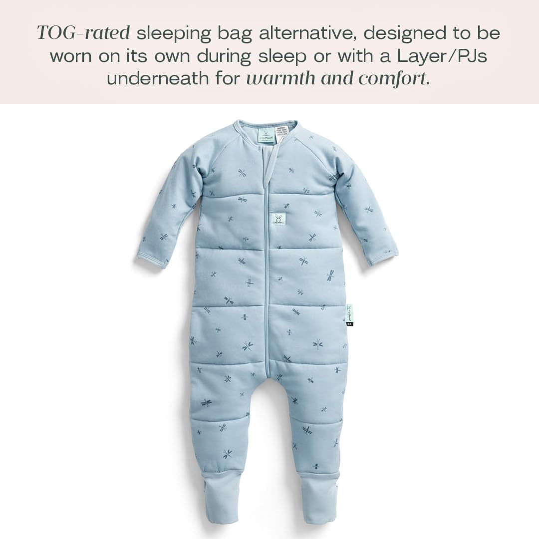 Ergopouch 3.5 Tog Sleep Onesie for 2-3 Years Kids, Dragonflies image number 4