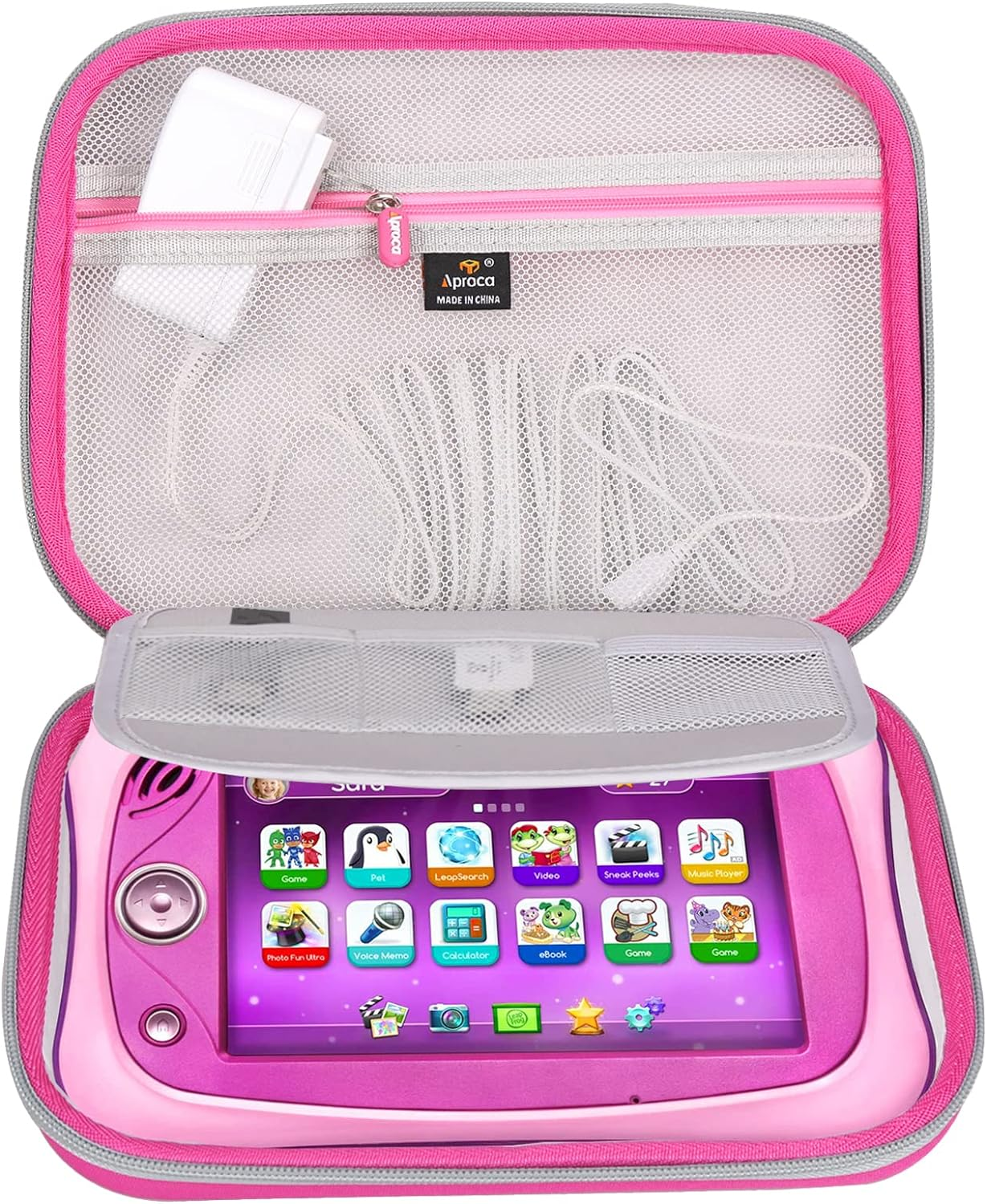 Aproca Hard Travel Storage Pink Case, for Leapfrog Leappad Ultimate/Academy Kids&rsquo; Learning Tablet image number 1