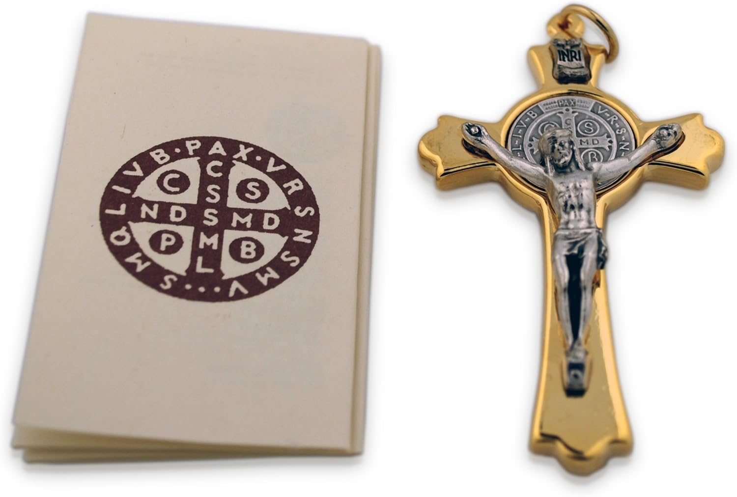 Beautiful St. Benedict Cross - Silver-Tone image number 6