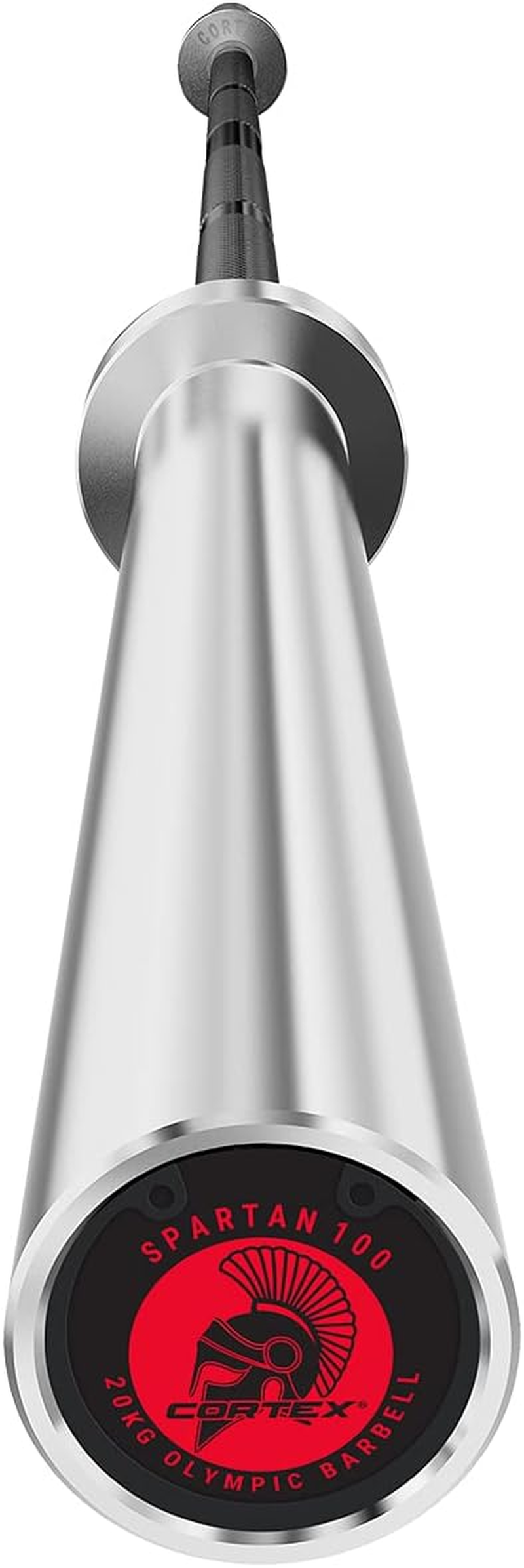 CORTEX SPARTAN100 7Ft 20Kg Olympic Barbell (Black Oxide) with Lockjaw Collars image number 3