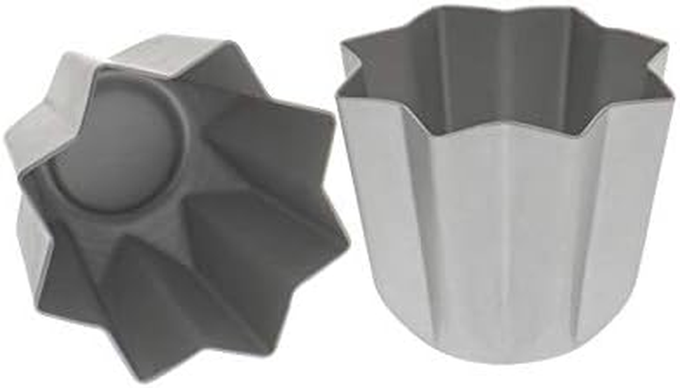 DECORA Anodised Aluminium Pandoro Mould, Silver, 17 X 23.5 X 23.5 Cm image number 6