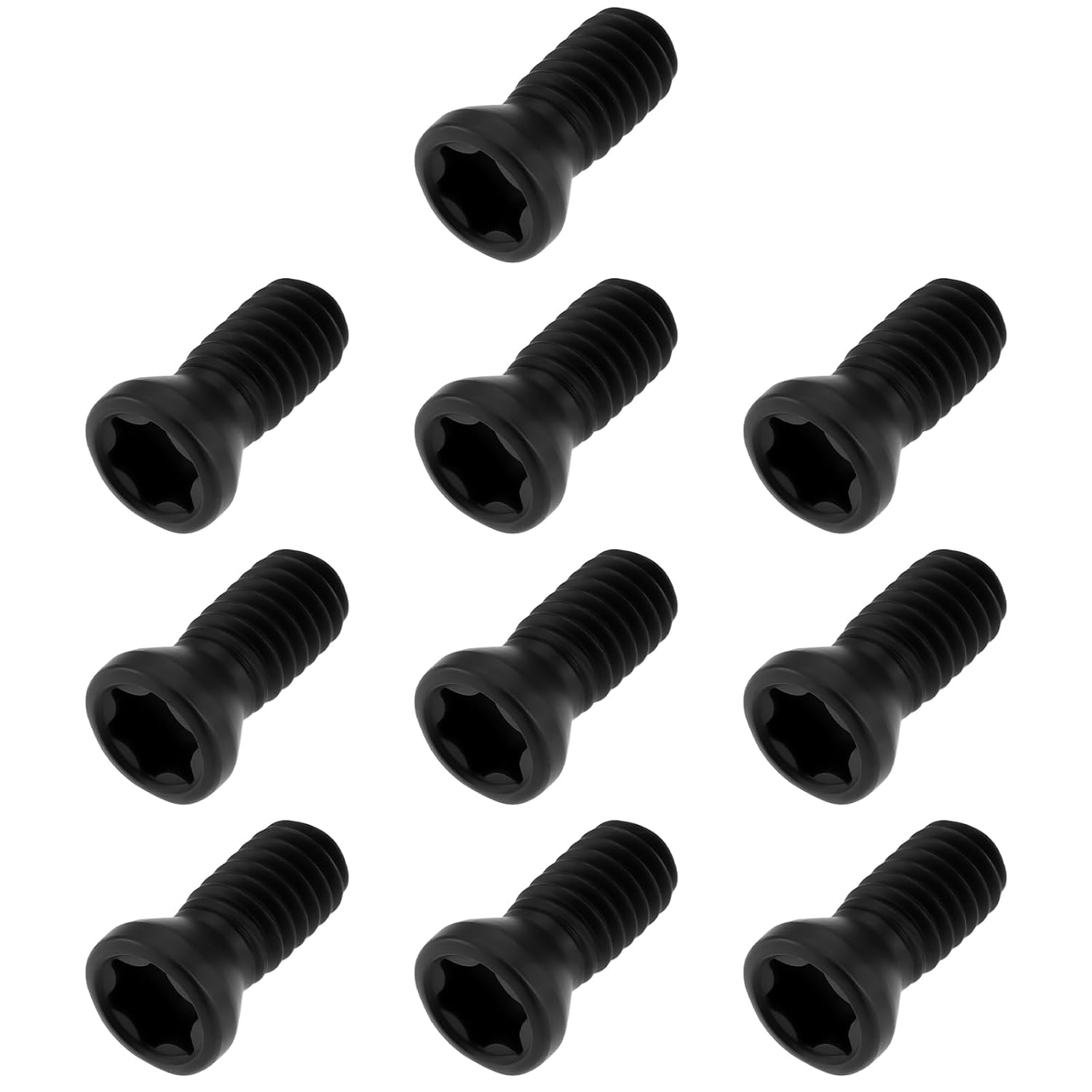 Create Idea 10PCS M2.5X6Mm Torx Screws T8 Grade Carbon Steel Suitable for Hard Alloy Blade CNC Lathe Tools