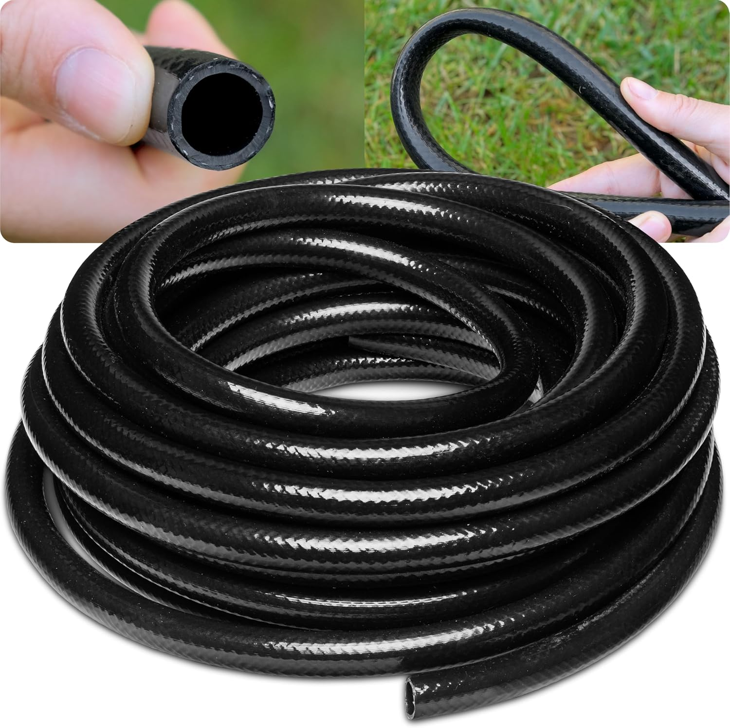 Carpathen 50 FT 1/2 Irrigation Tubing Mainline - Drip Irrigation Tubing Perfect for Push-To-Connect Garden Irrigation System, or as Blank Distribution Hose for Any Gardening Project image number 3