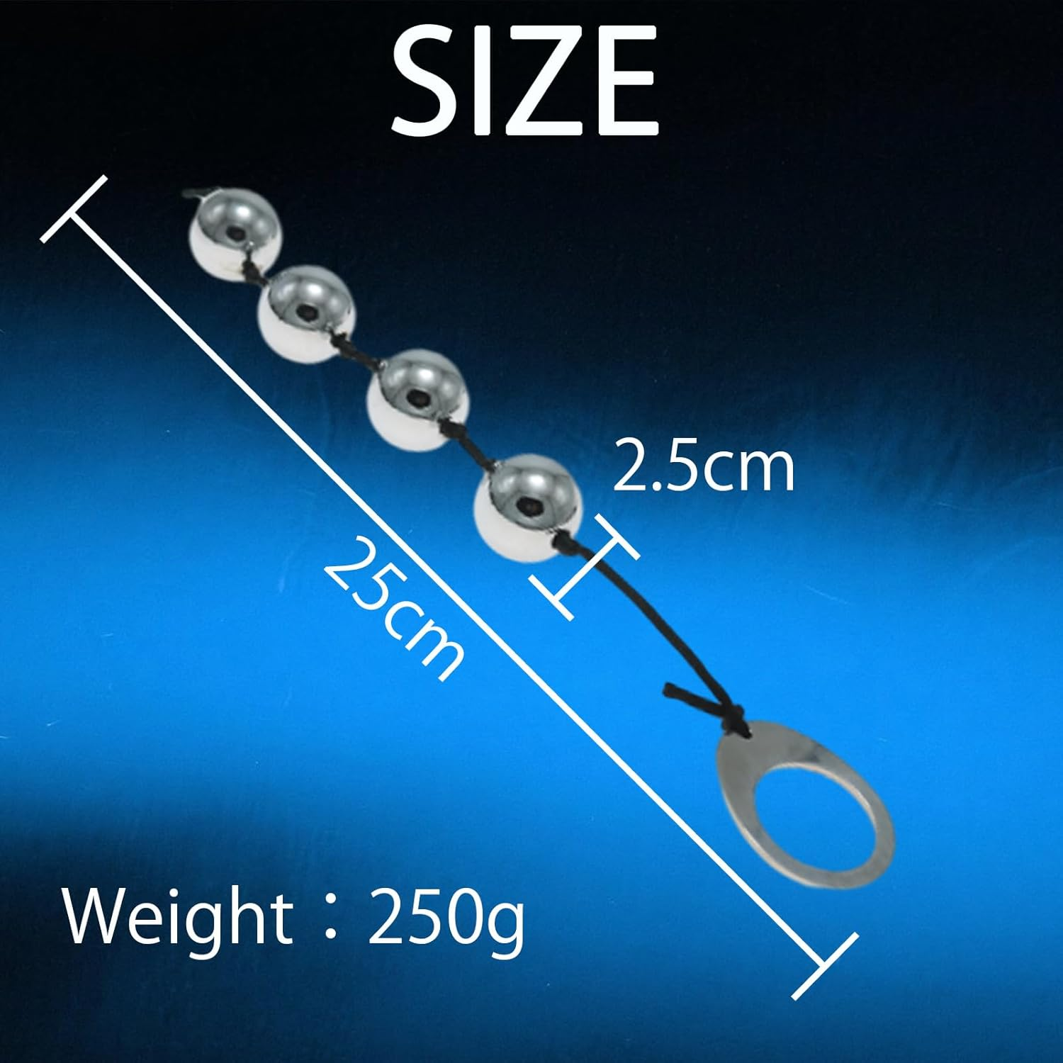 Metall Analkugeln Butt Plug Set 5 Gewichtete Kugeln Mit Ziehring Silikonseil Prostatamassager SM Fetisch Spielzeug F&uuml;r M&auml;nner Frauen Paare Erwachsenenspiele Zur Sexuellen Luststeigerung image number 6