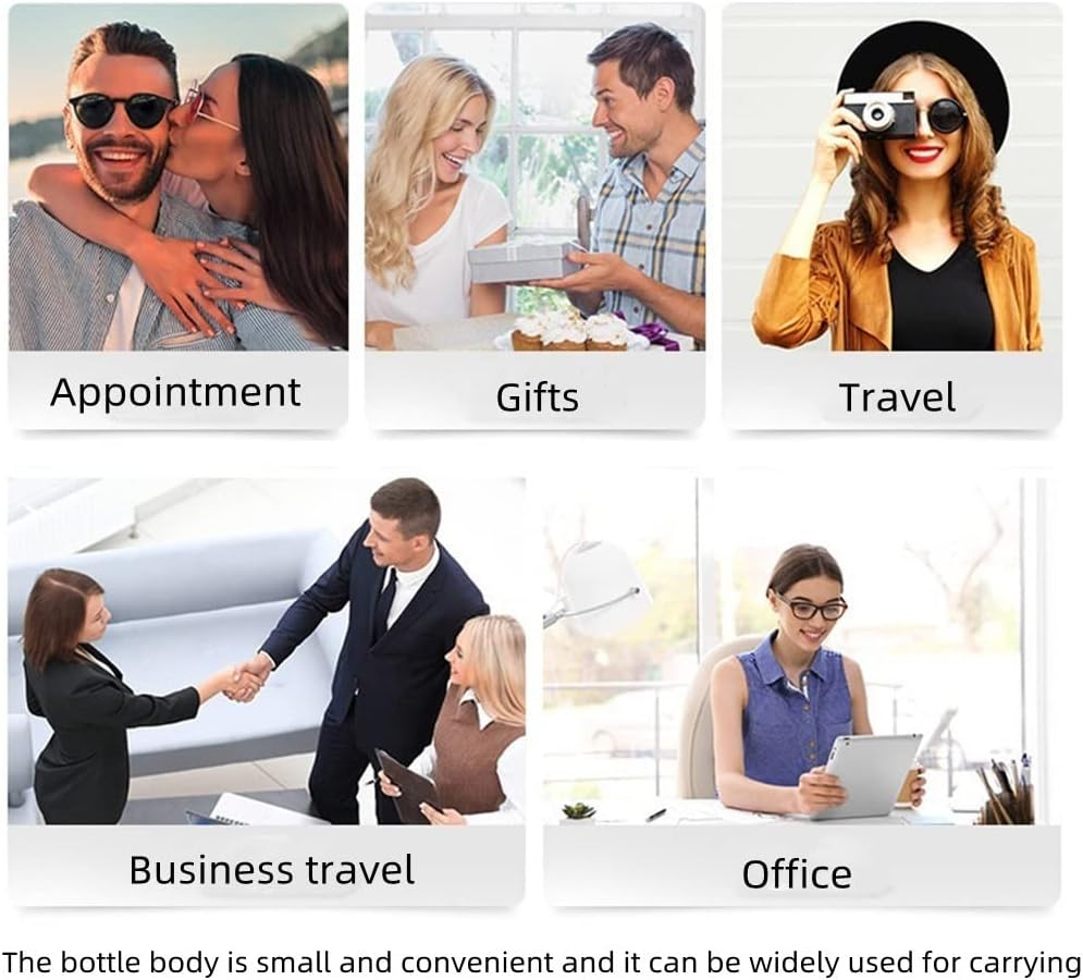 8Pcs Mini Refillable Perfume Portable Atomizer Bottle Refillable Perfume Spray, Refill Pump Case for Traveling and Outgoing,5Ml image number 6