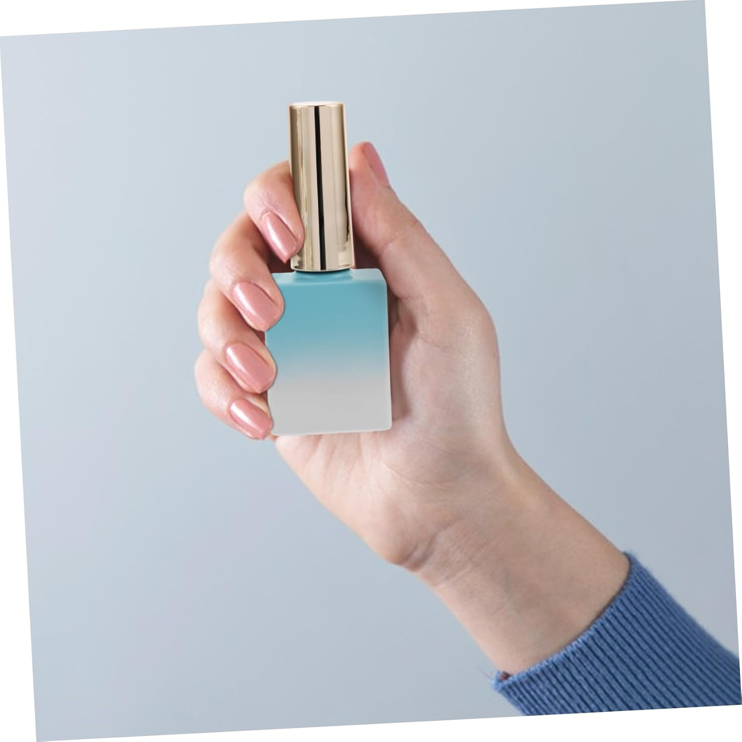 HONMEET Refillable Nail Polish Bottles 8Pcs 11.7Ml Gradient Glass with Brush Applicator for DIY Nail Art and Professional Use image number 5