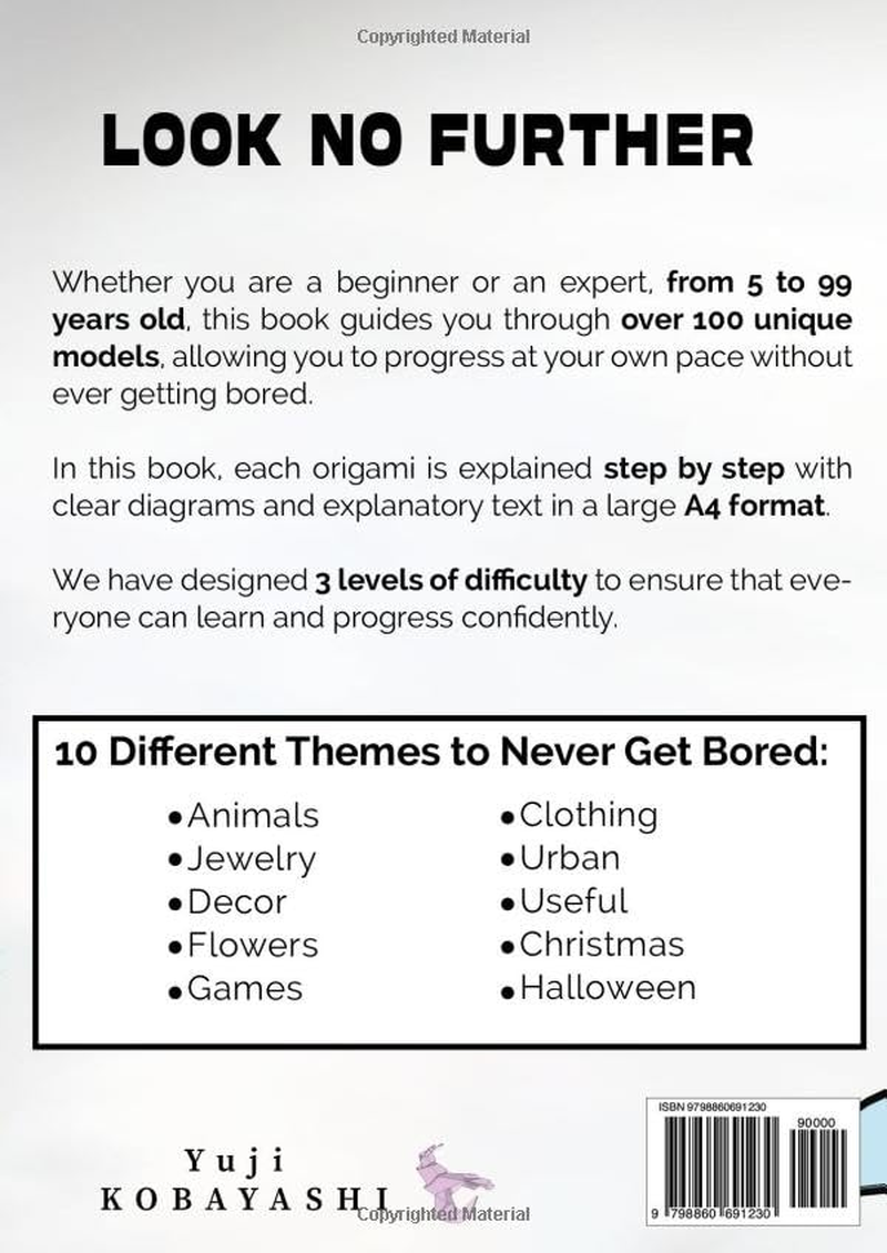Origami for Kids and Adults: over 100 Models of Animals, Paper Planes, Flowers, Jewelry, Christmas, Halloween, and More...: Japanese Paper Folding and Paper Craft Activity: a Creative Hobby for All Ages