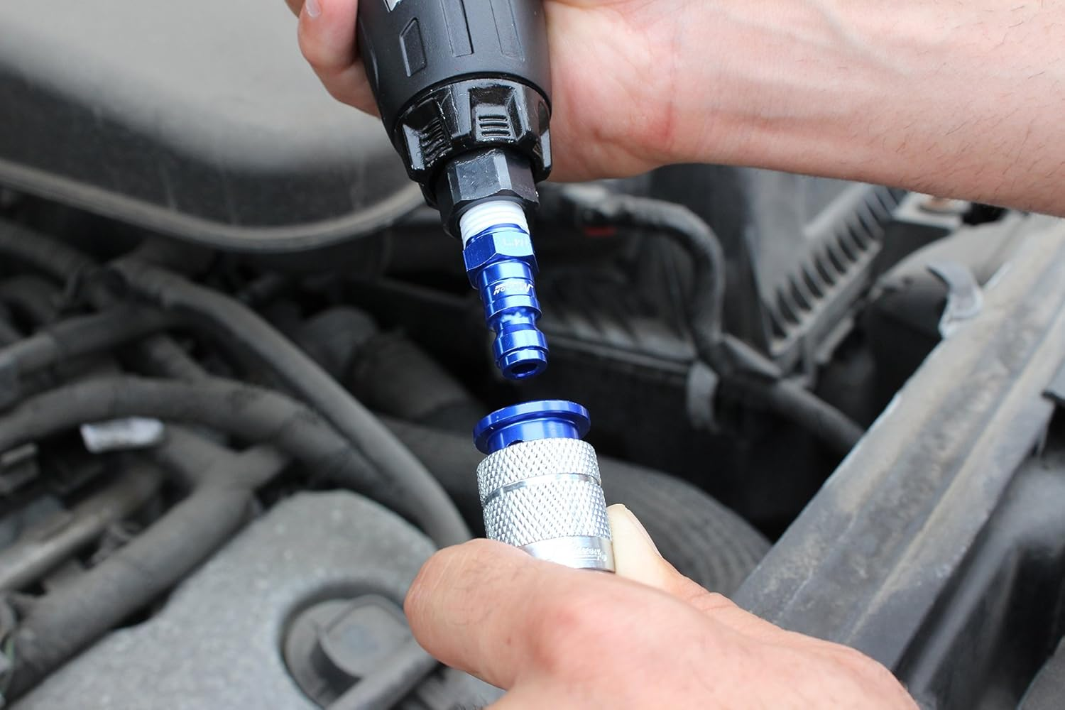 Milton Coupler & Plug Kit - (T-Style, Blue) - 1/4" NPT, (14-Piece) - S-314TKIT image number 6