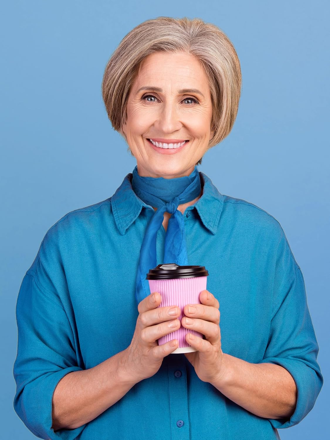 Boao 12 Pcs Chiffon Scarf 50S Sheer Square Retro Neck Head Chiffon Scarf for Women Girls image number 5