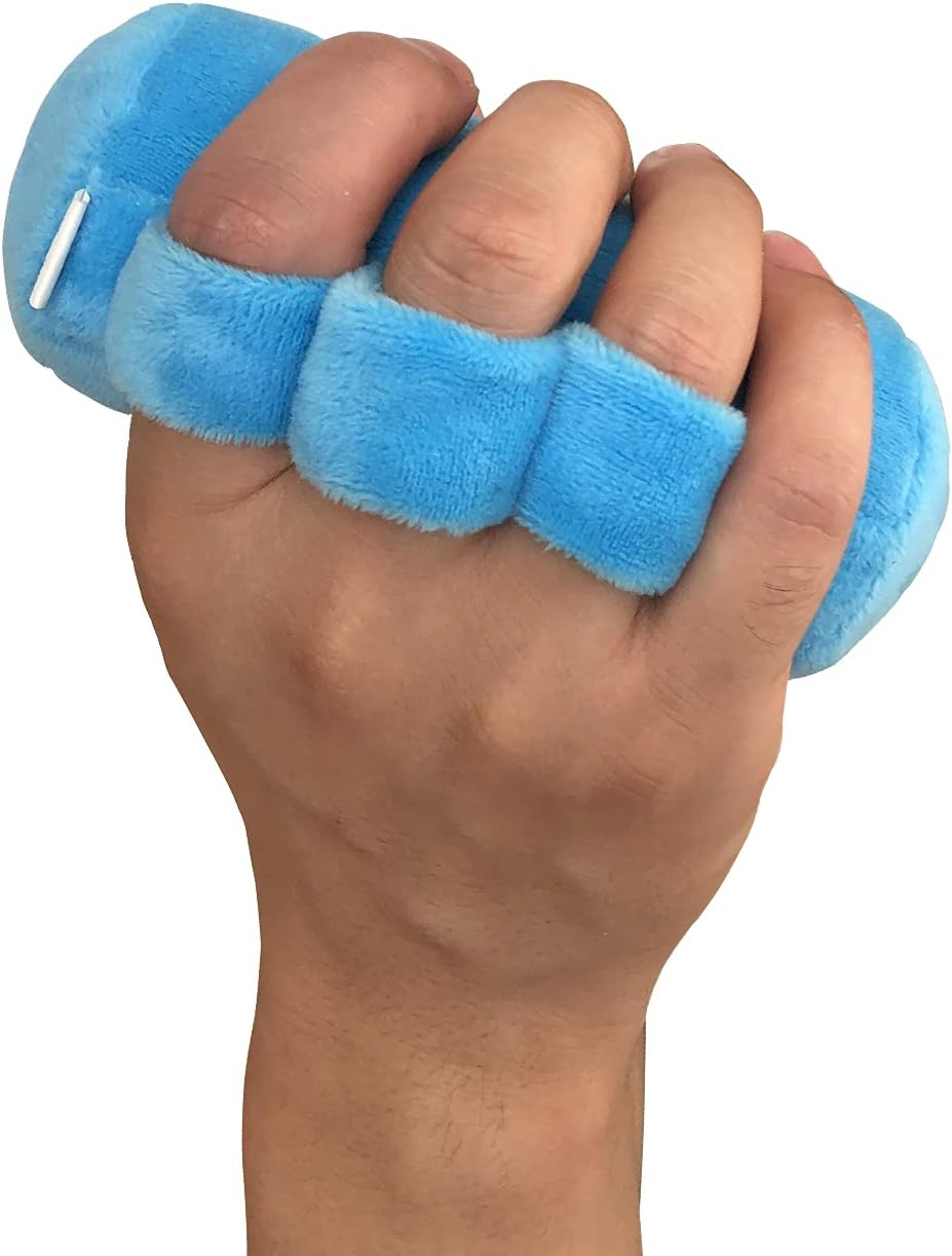 Palm Grip Finger Contracture Cushion with Finger Separator for Contractures, Palm Cone Hand Therapy to Prevent Skin Breakdown image number 1