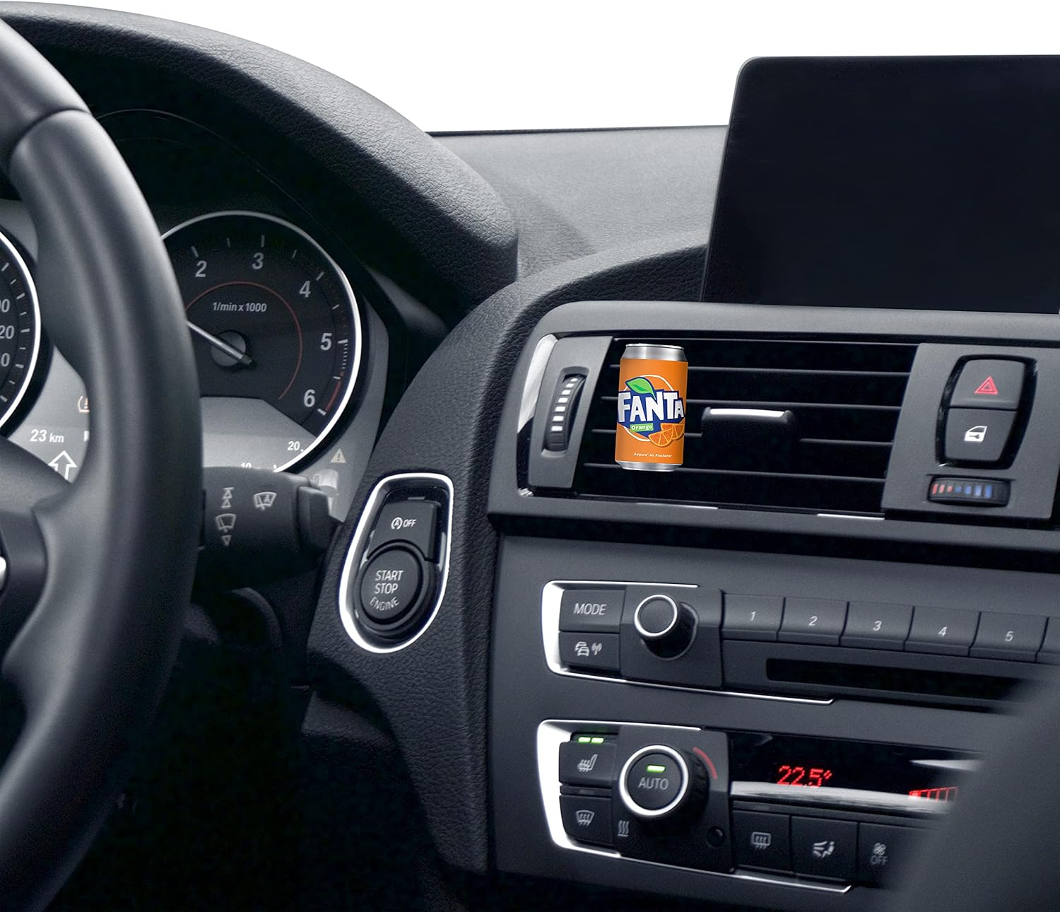 Coca-Cola 3D Vent Car Air Freshener Fanta Orange image number 1