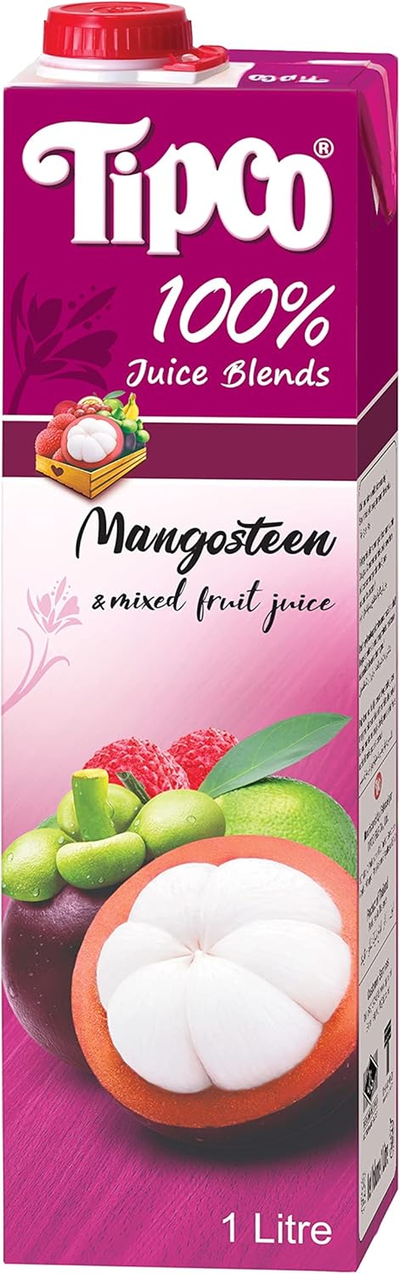 Tipco Mangosteen and Mixed Fruit Juice, 1 L image number 4