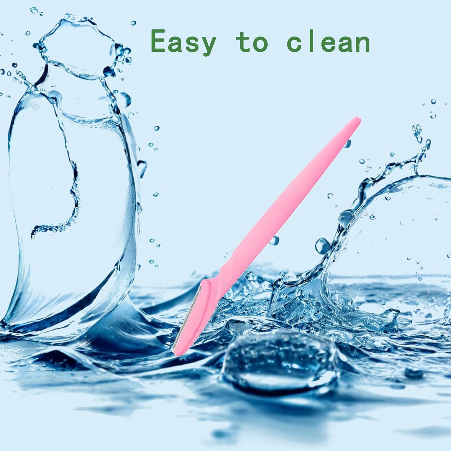 30Pcs Eyebrow and Face Razor for Women and Men - Multipurpose Hair Trimmer and Shaver with Protective Cover - Exfoliating Face Hair Removers - Easy to Use image number 4