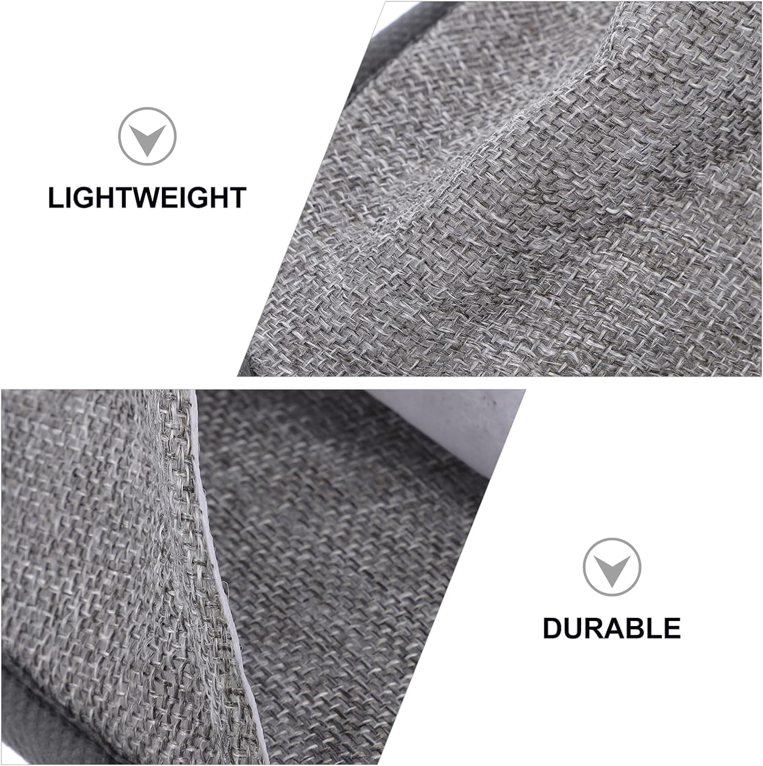 Washable Hotel Slippers 20Pcs Disposable House Slippers Travel Slippers Breathable Closed Toe Slippers Unisex Cloth Slippers for Hotel Home Guest Massage Spa Light Grey Fleece Toes Slippers image number 1