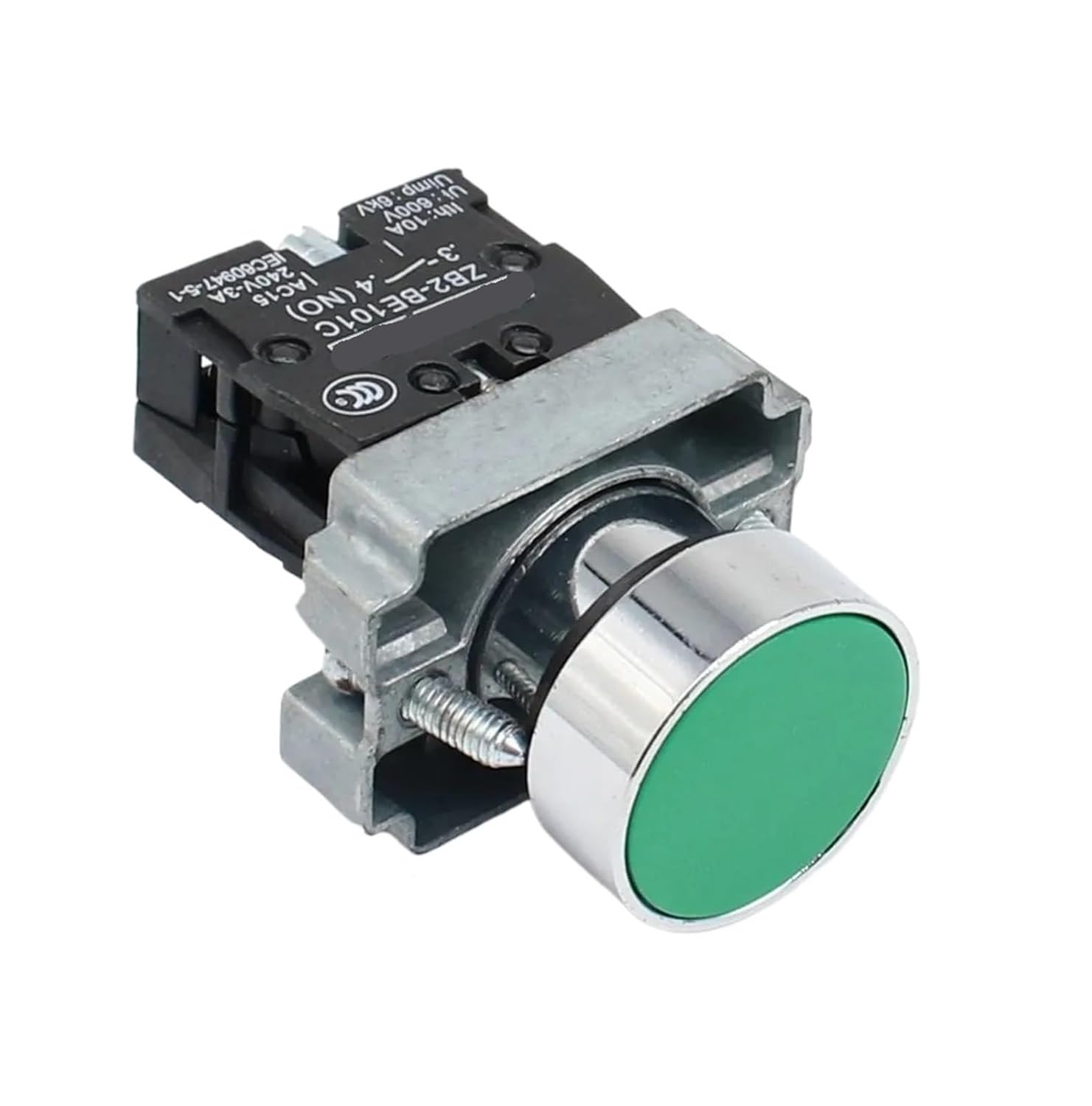 KLVN 22Mm XB2-BA31 XB2-BA42 Momentary Push Button Switch 10A 240V~3A Circular Small Size Flat round Panel NC/NO (Color : XB2 BA 51)