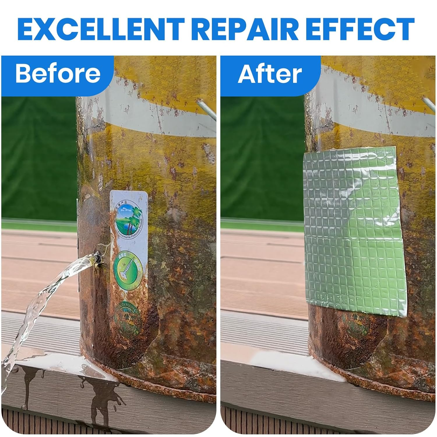 ADHES Butyl Tape Waterproof Tape 50Mm X 5M, Aluminum Foil Tape Butyl Sealant Tape for RV Repair, Window, Silicone, Boat and Pipe Sealing, Glass & EDPM Rubber Roof Patching, Silver image number 1