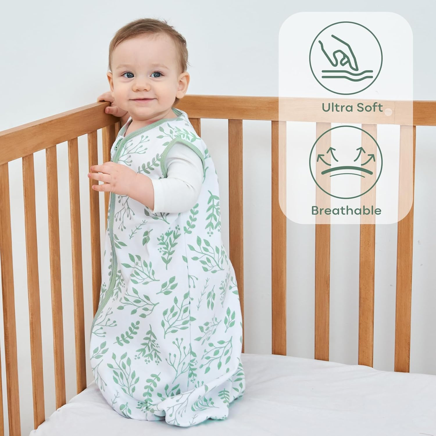 Yoofoss Baby Sleep Sack Wearable Blanket for Babies image number 2