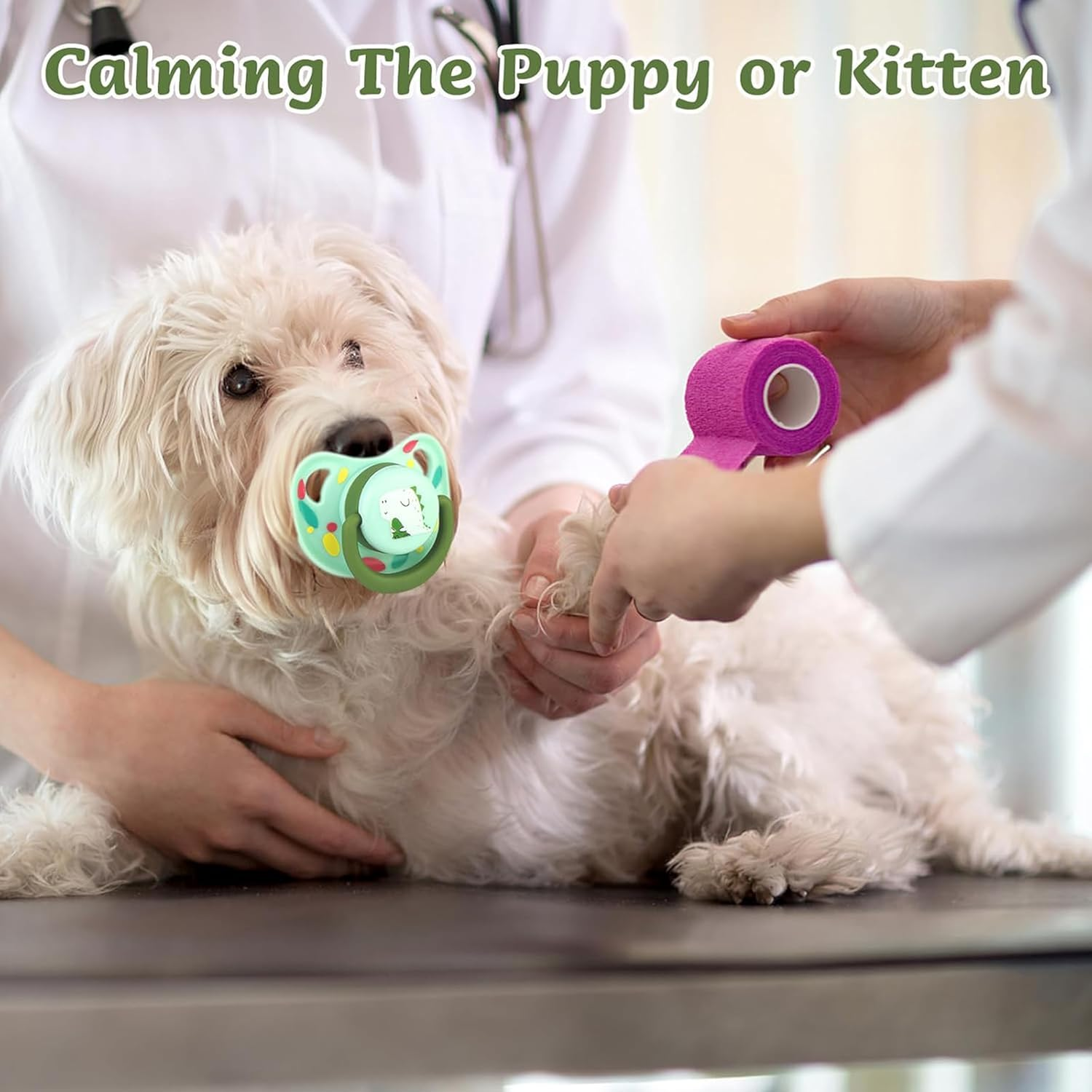 3 Pcs Pet Dog Silicone Pacifier,Puppy Kitten Calming Pacifier,Soothe Your Pet'S Anxiety,Pet Chew Toy Animal Accessories Decoration,Stop Barking for Puppy and Small Dogs,Sturdy Molar Toy for Pets image number 6