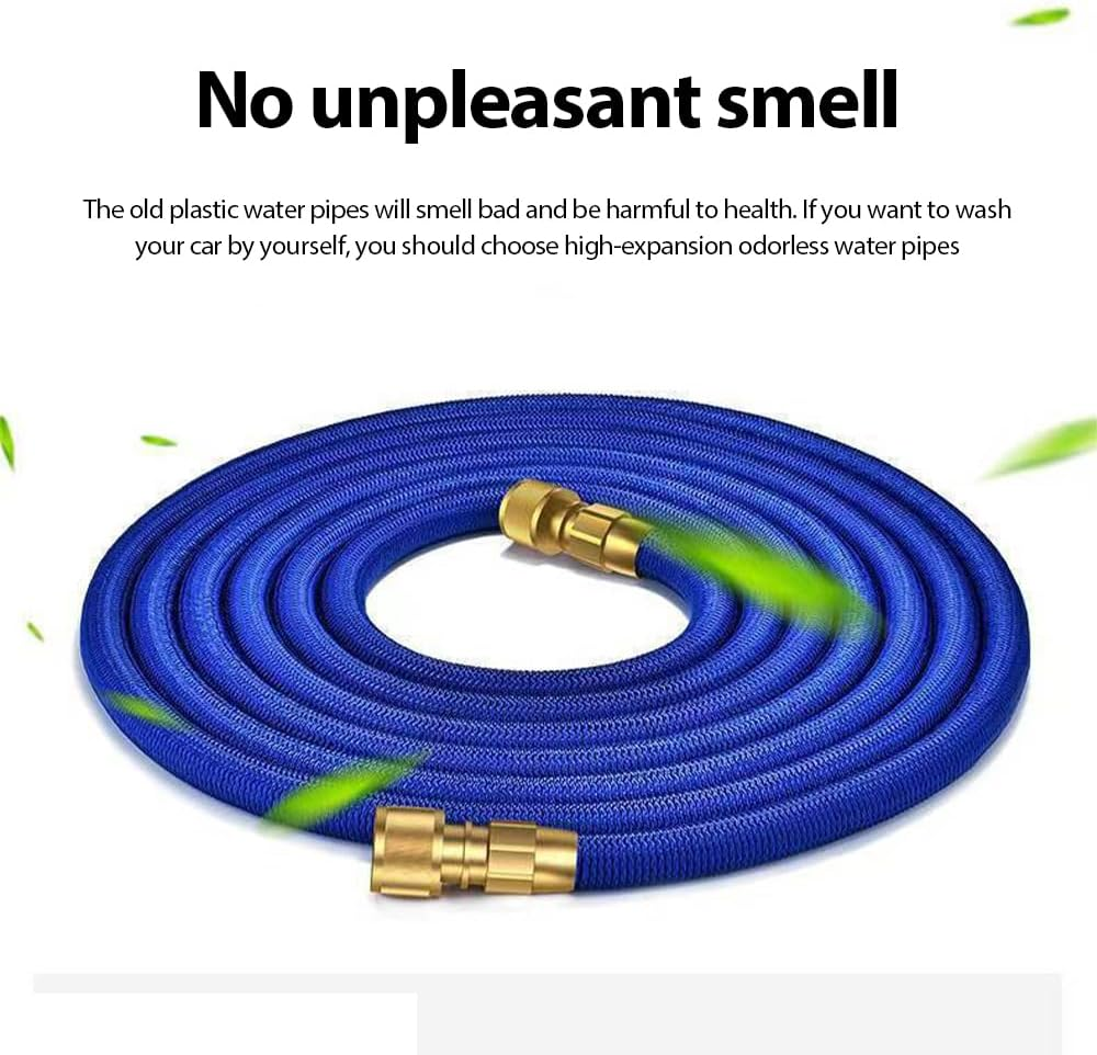Expandable Garden Hose, Retractable Water Hose, Lightweight Water Pipe, Flexible Expanding Hose, High Pressure Water Gun Cleaning Kit, Flexible Outdoor Hose image number 6