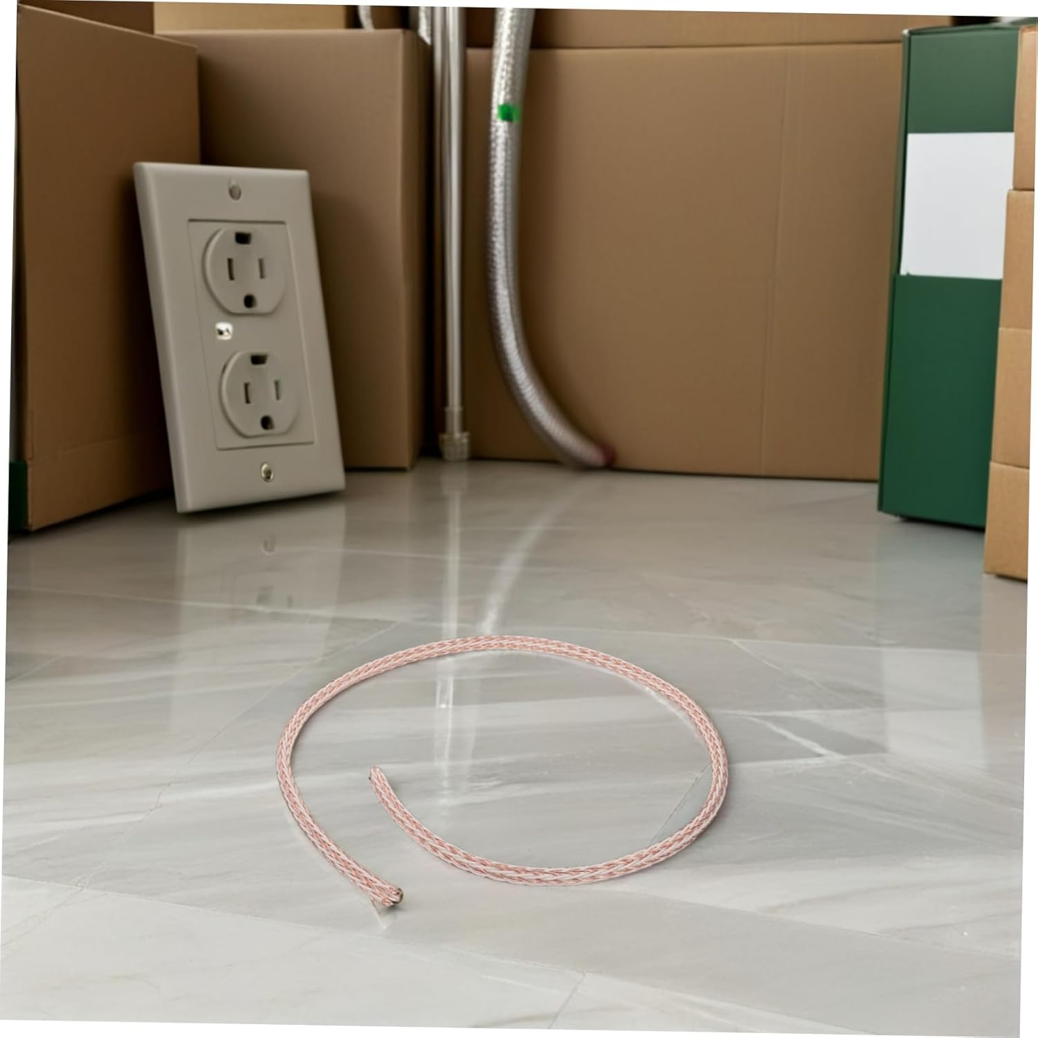 OSALADI 1M Single Crystal Copper Speaker Cable Wire for High End Audio System Amplifier Connection Home Theater Setup image number 2