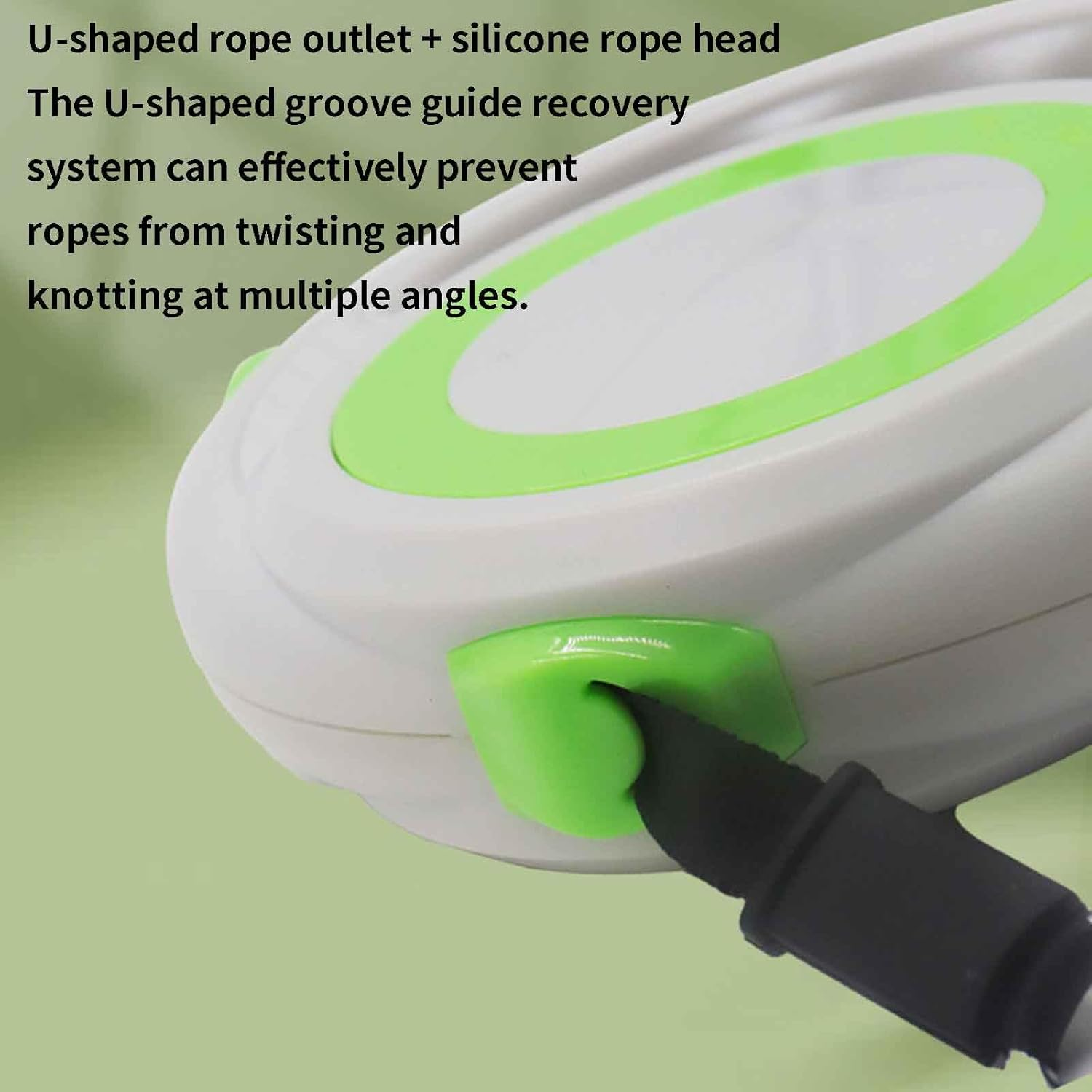 Rope Dog Lead Dog Leads for Medium Dogs Small Dog Leash Drawstring Hook Portable Automatic Telescopic Multifunctional Hanging Hole Wide Handle Comfortable to Hold (15X15X3.6Cm,Black) - Black image number 6