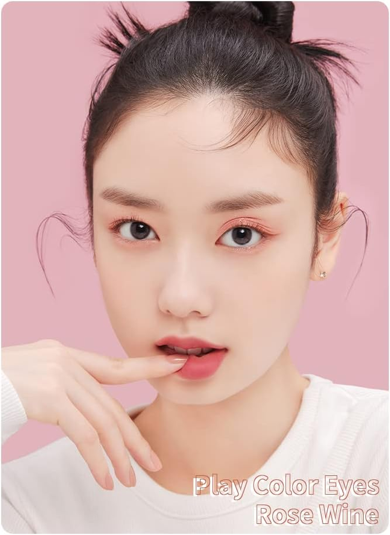 Etude Official Play Color Eyeshadow, Rose Wine, 10 Color Palette, Eyeshadow Palette