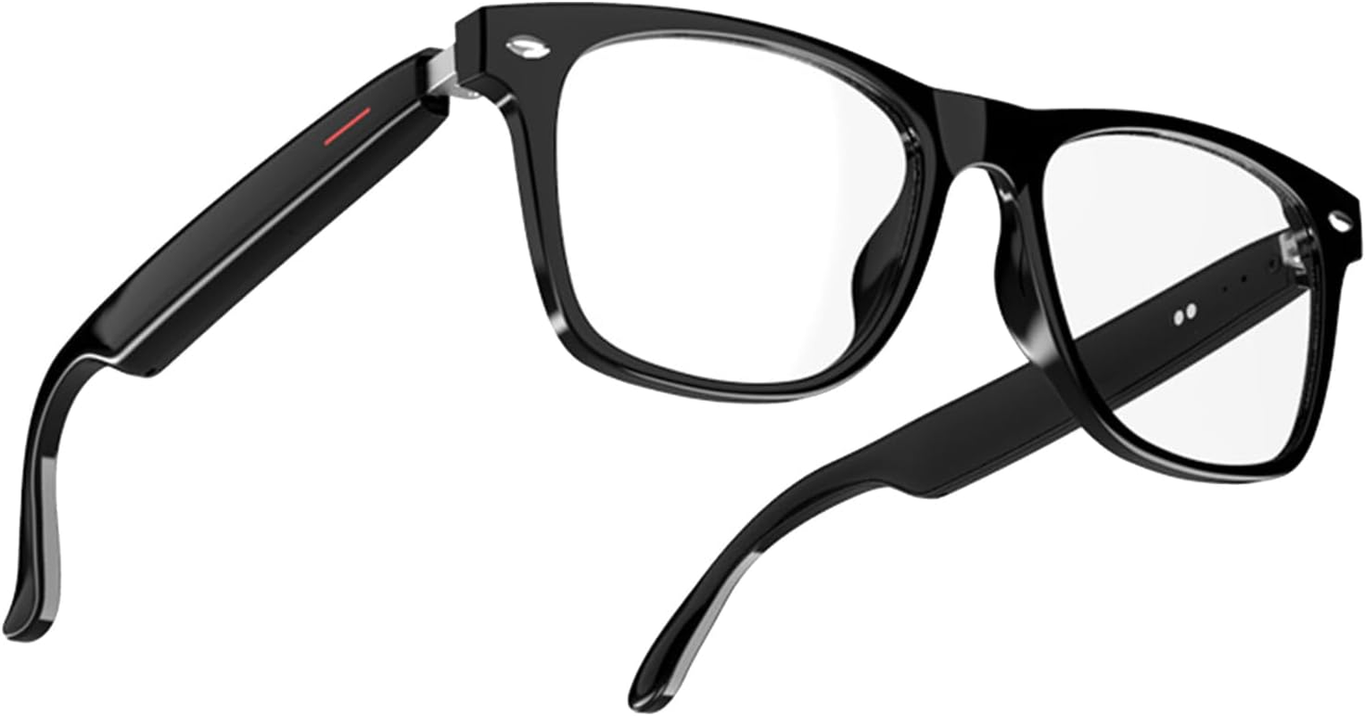 Smart Audio Glasses with Speaker, Listenning Music and Calls with Volumn up and Down, Wireless Audio Answer and End Calls Glasses Women Travel Use