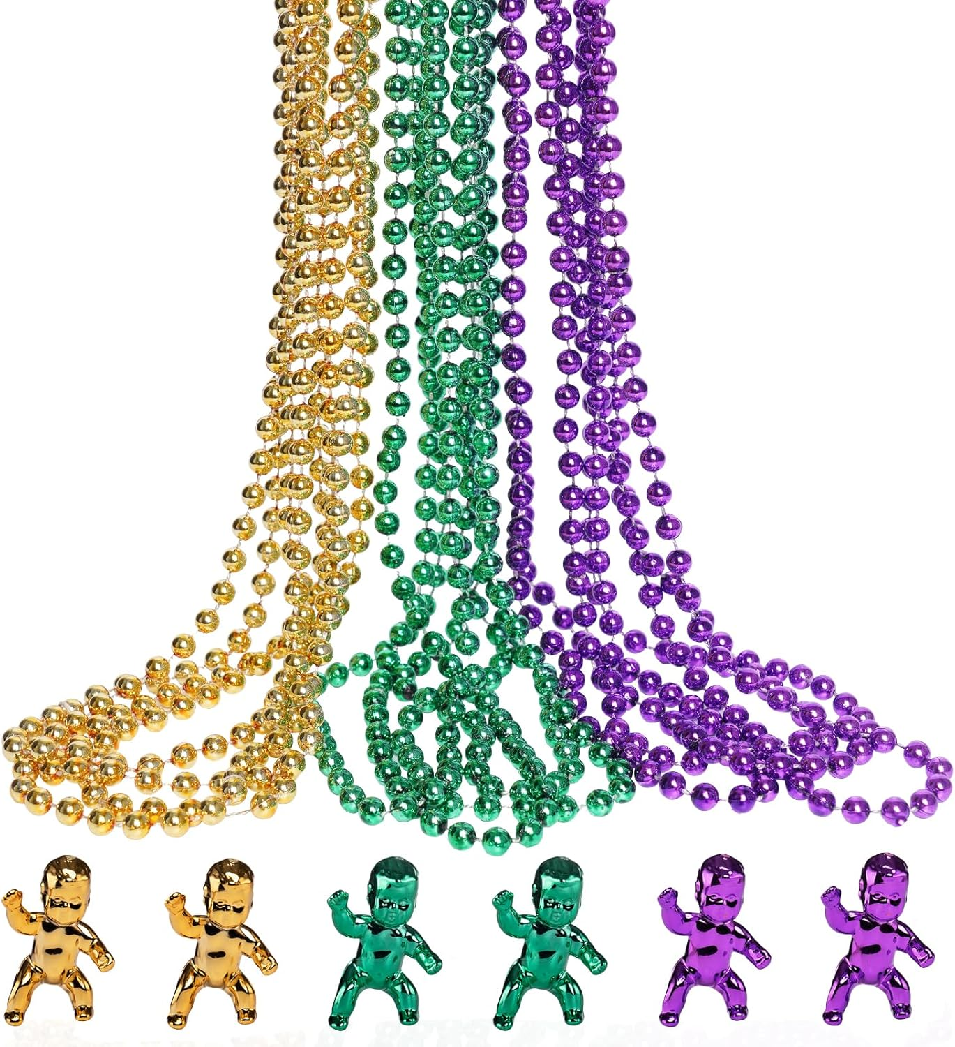 ZZYFGH 12 Pcs Beads Necklaces Party Decorations