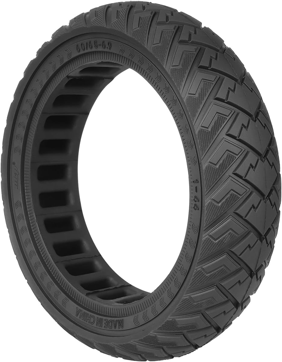 Prodrocam 60/65-6.9 Solid Rubber Tyres for Ninebot Max G2 G2D G2E G65 Scooter 10 Inch Offroad Full Tyres Front/Rear Wheels Replacement Accessories, 2 Pack image number 1