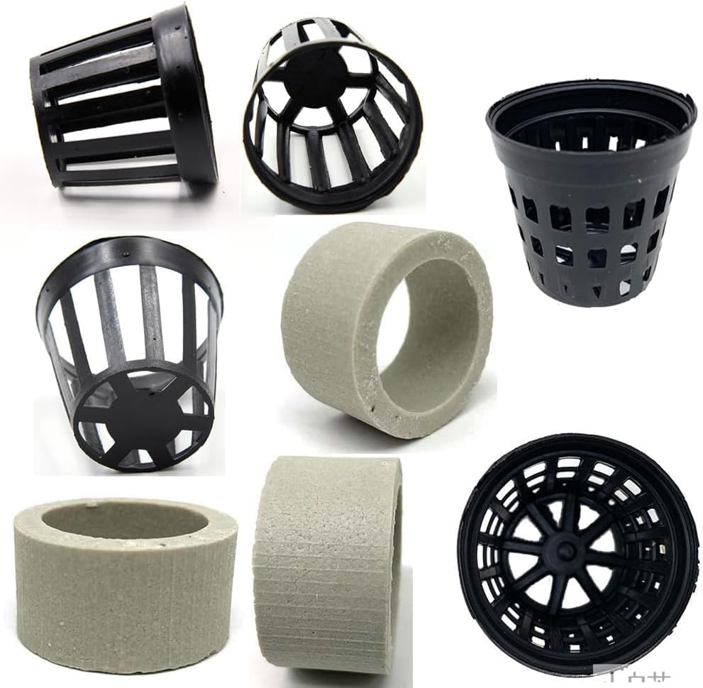 Aquarium Planting Baskets Rings,15 Pcs Aquatic Plants Fixed Ring Set, Aquatic Plant Planting Basket Flower Pots anti Floating Plant Ring and Cup,Aquatic Plants Fixed Ring Fish Tank Planting Cups image number 3