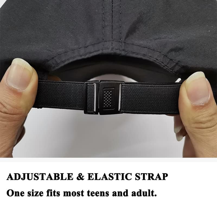 TOPTIE Mens Outdoor Quick-Dry Baseball Cap,Breathable Sport Hat with Adjustable Elastic Strap