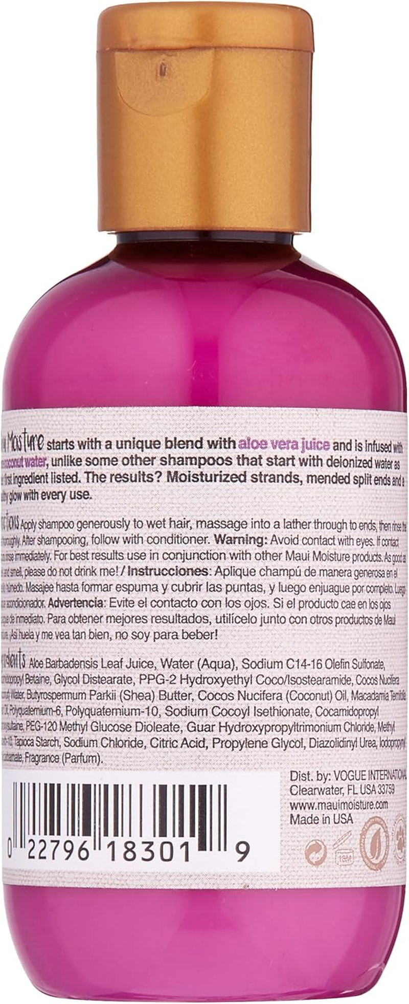 Maui Moisture Heal and Hydrate + Shea Butter Shampoo for Dry Damaged Hair 100 Ml image number 4