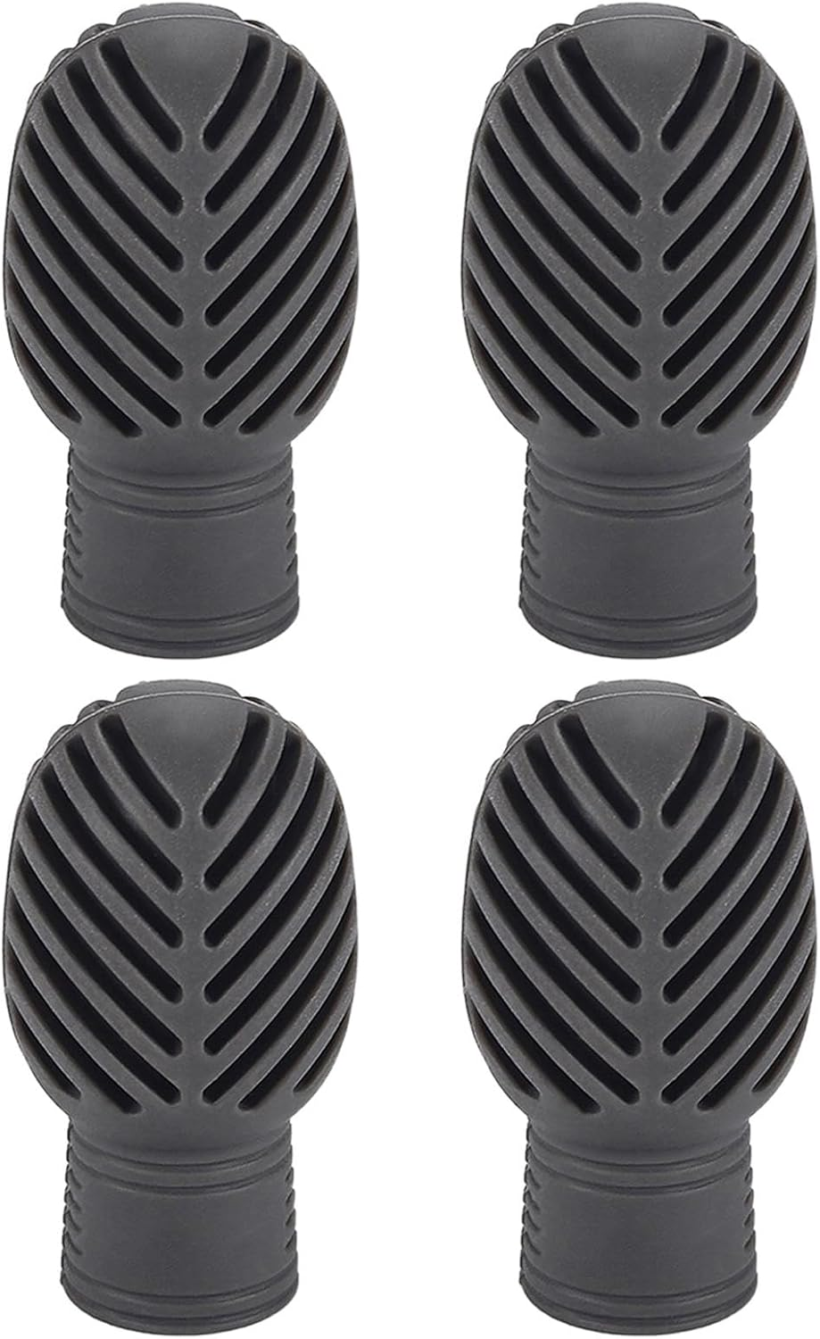 Humdcdy Drum Stick Dampeners - Silicone Drumstick Tips for Mute Clacking Sound - Musical Instruments Accessory, Silicone Drumstick Tips, Mute Clacking Sound for Silencing Drumming