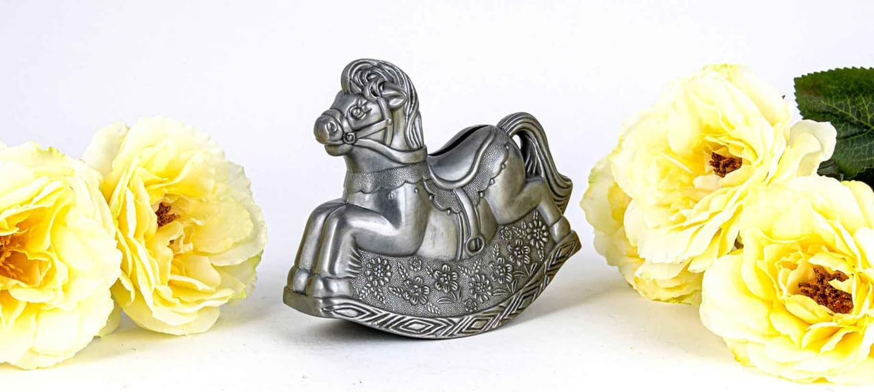 Baby Money Box Pewter Silver Gift Christening Newborn Shower Keepsake Present image number 1