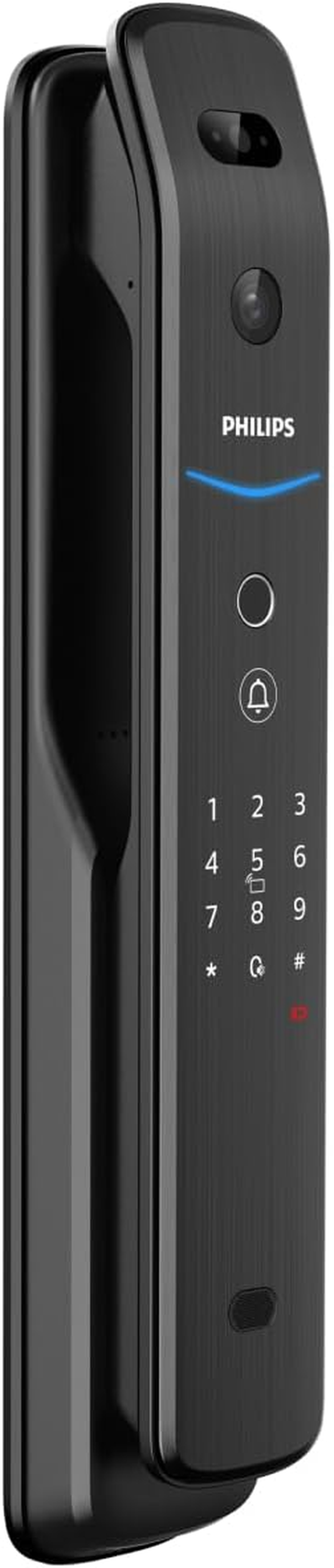 Philips Easykey Smart 3D Facial Recognition & Video Intercom Door Lock - Smart Door Lock Australia, Fingerprint Lock, Smart Home, Home Improvement, Keyless Door Lock, Door Safety Lock- Copper