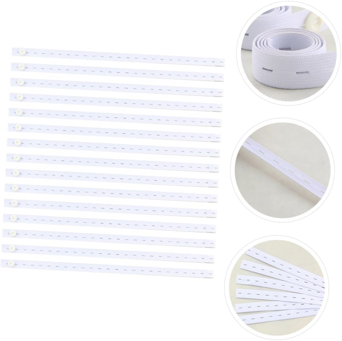 Abaodam 15Pcs Newborn Diaper Buckles Elastic Diaper Fastener Belt for Toddlers image number 1