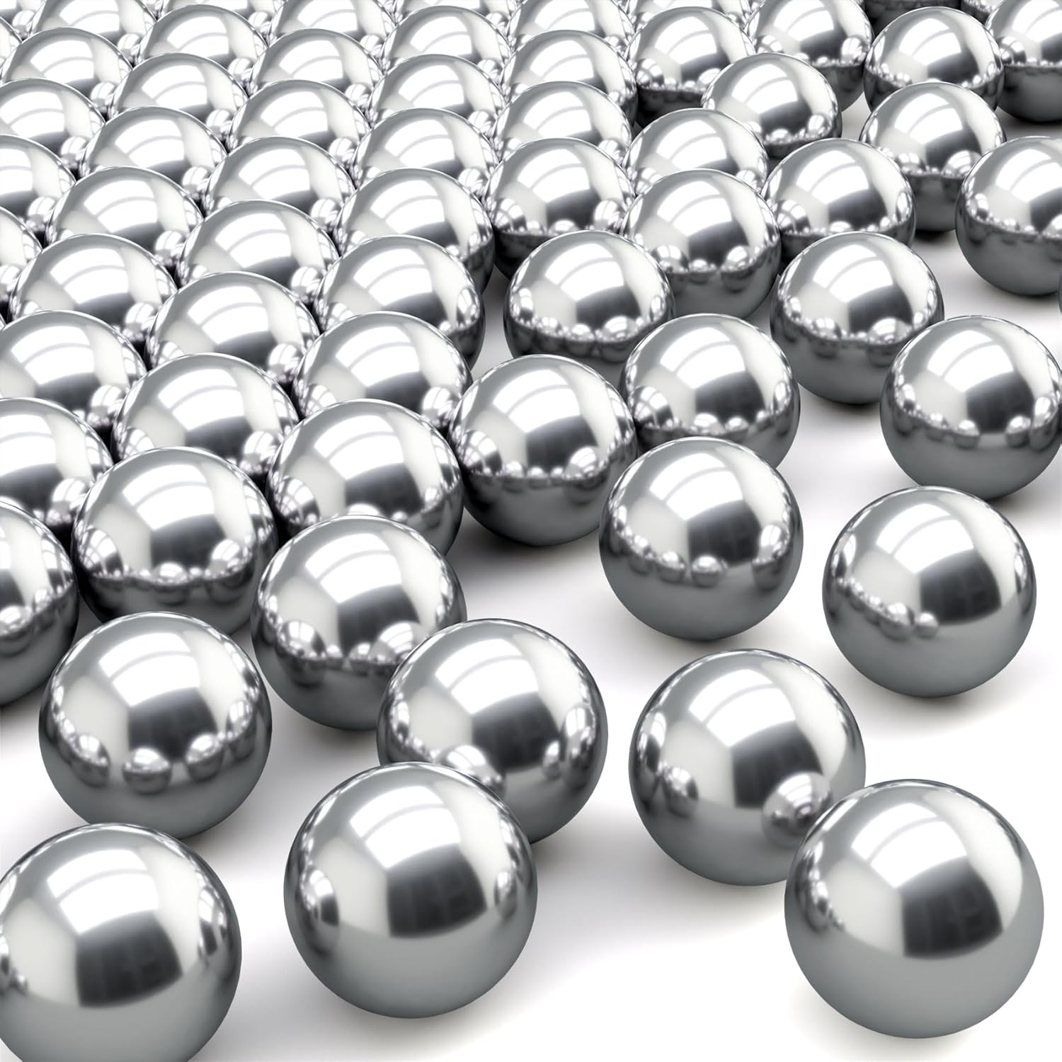 PAGOW 100PCS Paint Mixing Balls Nail Polish 316 Stainless Steel Bearing Balls, 5Mm/Apr. 0.197"