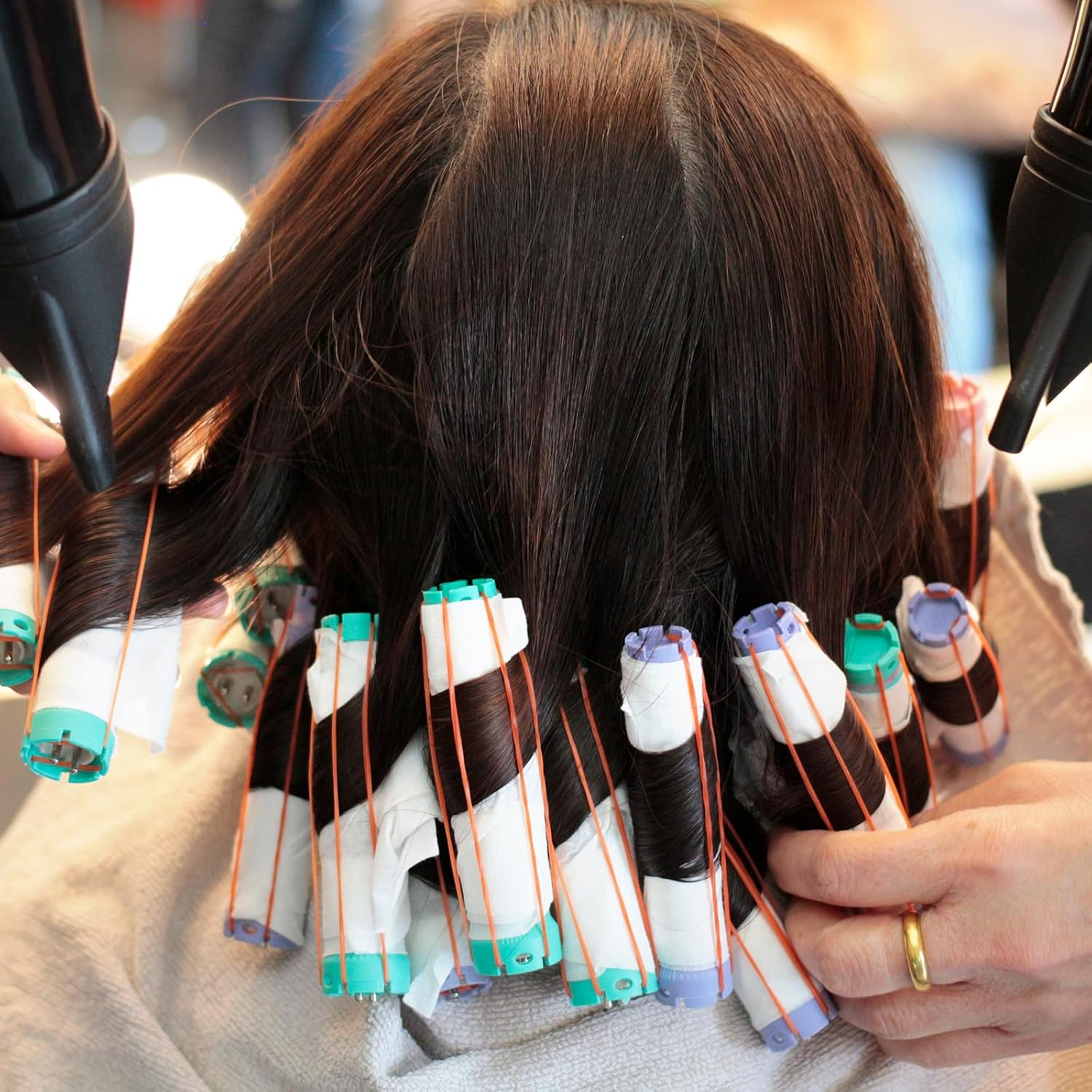 300 Pieces Hair Perm Paper, Disposable Perm Paper for Salon, Lace Paper, Perm High Temperature Resistant Hair Wrapping Paper, Hair Curling Paper, Perm Paper for Home Barber Shop image number 6