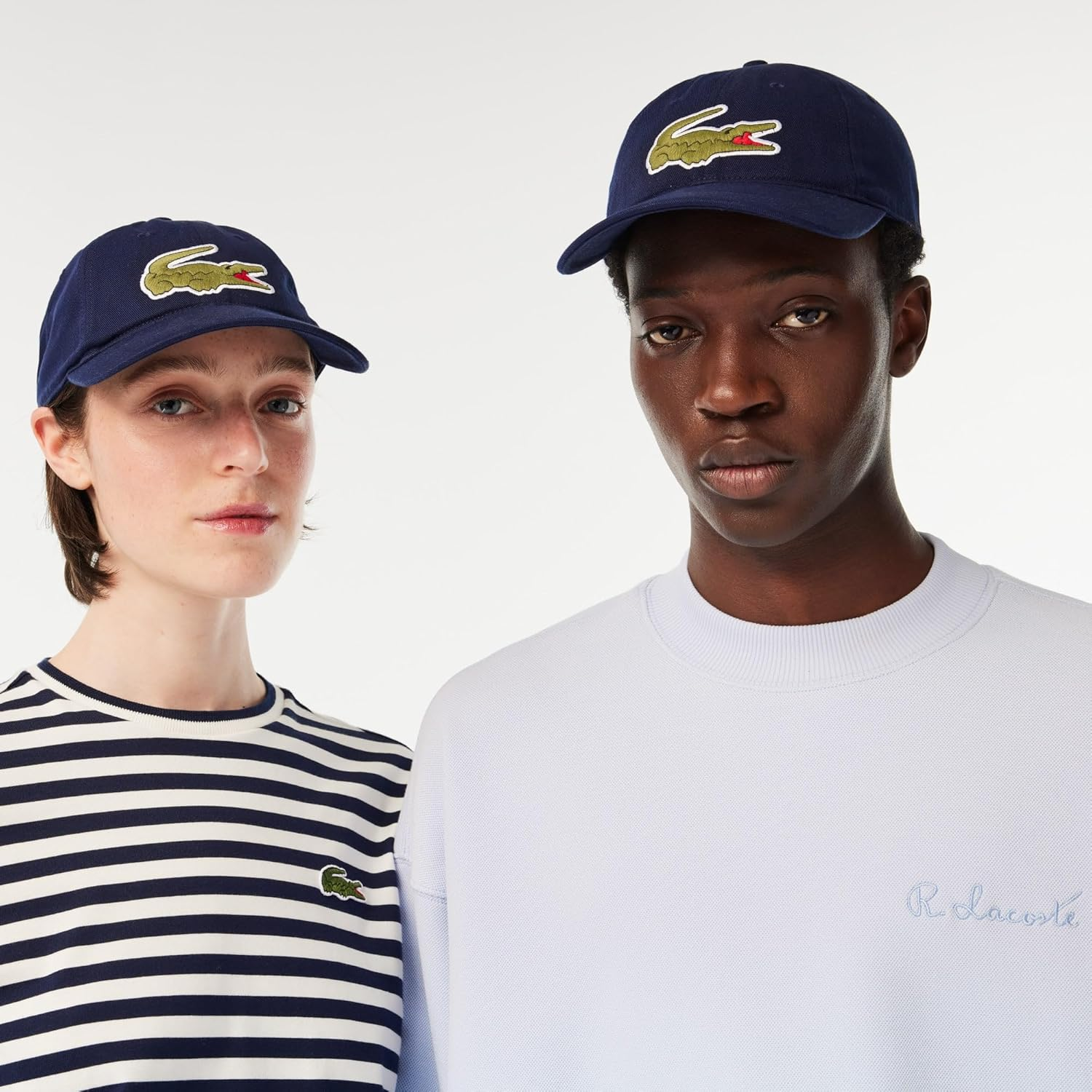 Lacoste Unisex Adjustable Organic Cotton Twill Cap - Black image number 4