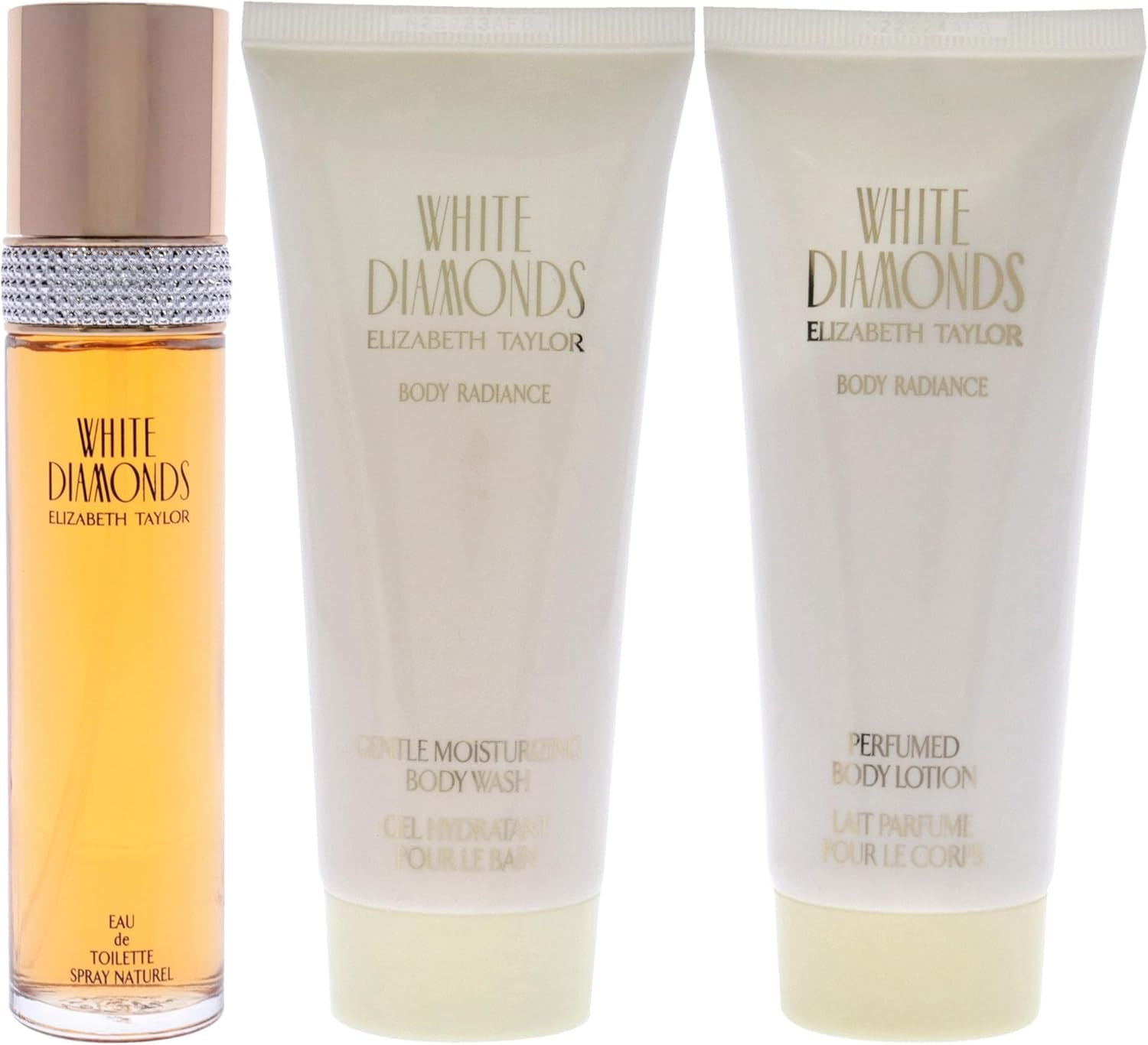 Elizabeth Taylor Gift Set - White Diamonds 3Pc for Women EDT, 300 Ml image number 2