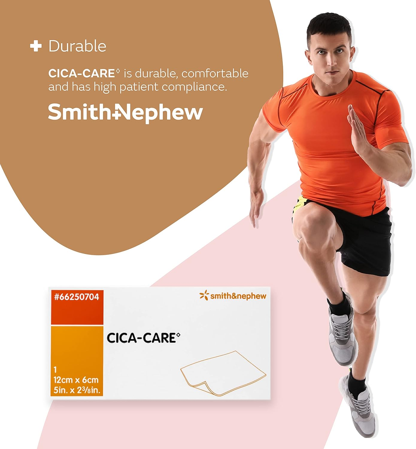 Smith & Nephew Cica-Care 6 X 12 Cm Scar Treatment Wound Dressing, 1 Count, Non-Sterile, Non-Adherent, 0.042 Grams image number 1