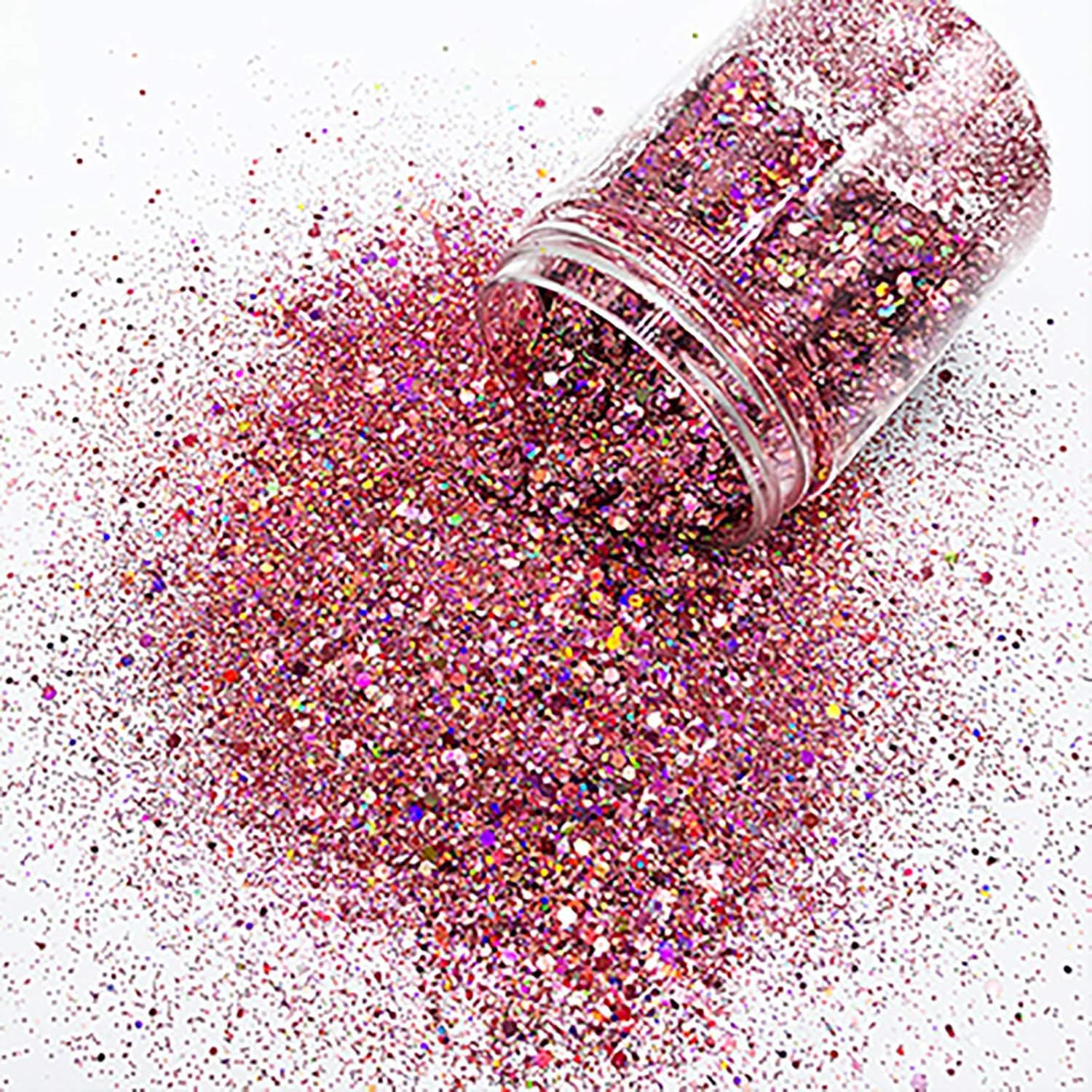 1 Pc Glitter Ultra Fine Sparkling Microfine Particle Nail Art Nail Decorations Silver Glitter Sequin image number 5