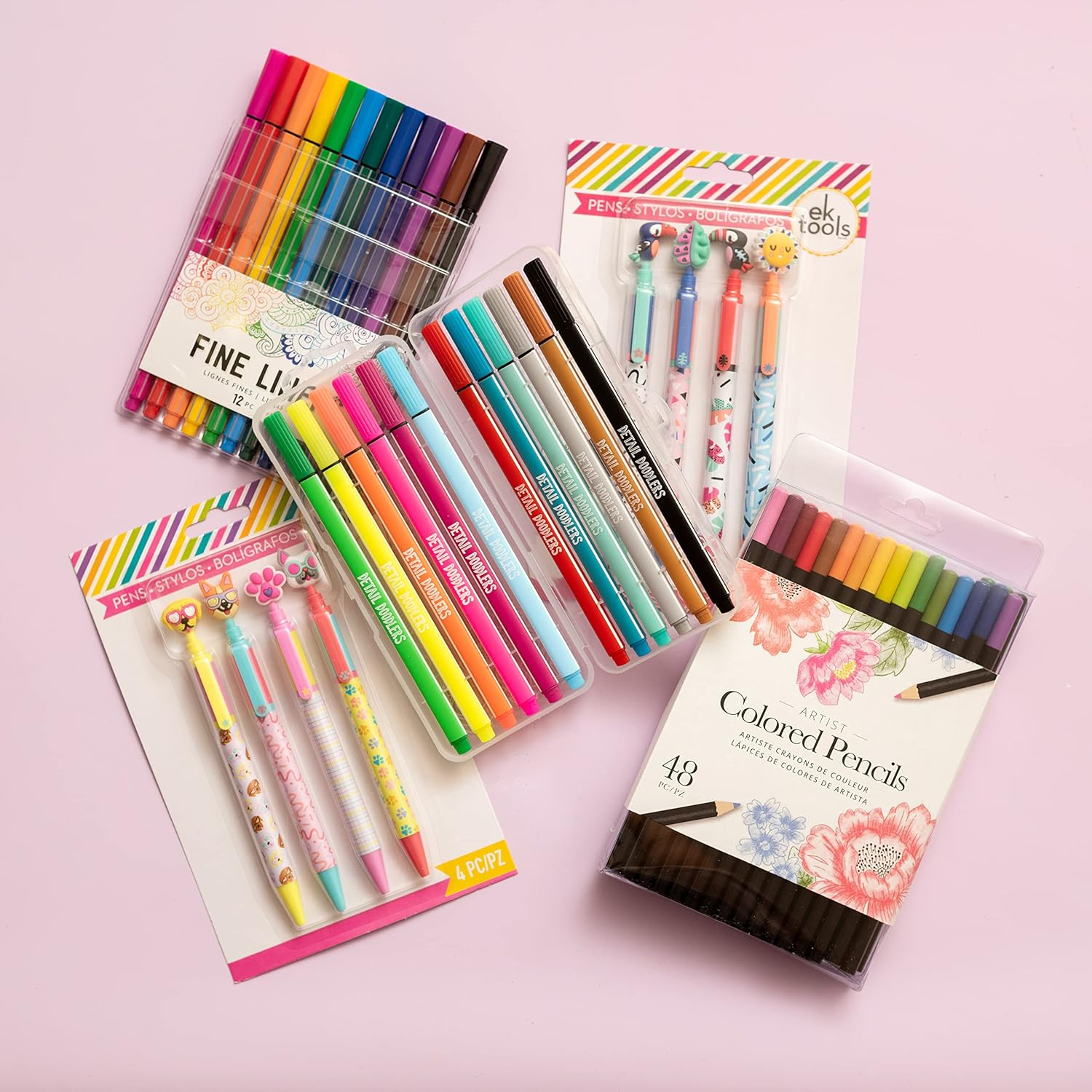 AMERICAN CRAFTS 357973 FINE Felt TIP MRKRS Brights