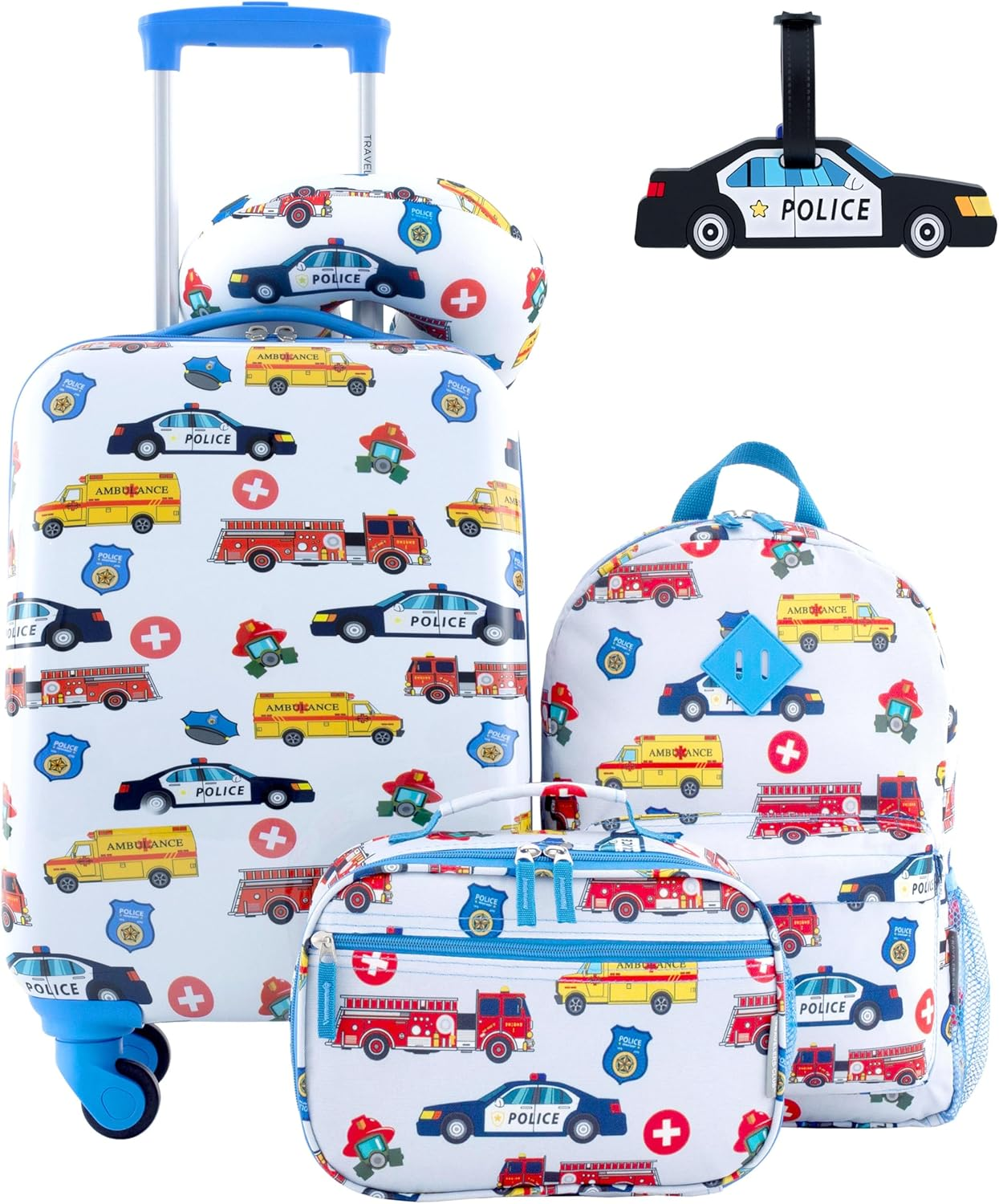 Travelers Club Unisex Kid'S 5 Piece Luggage Travel Set