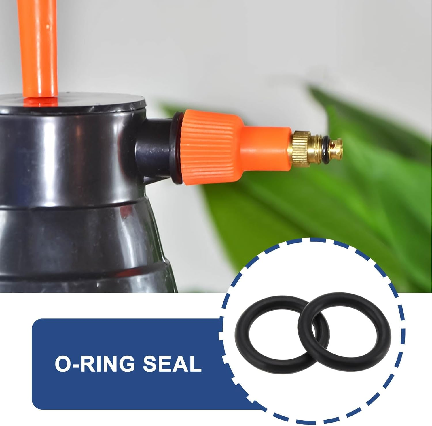 SG Store 100PCS Nitrile Rubber O-Rings Outer Diameter 16Mm Inner Diameter 11Mm Thickness 2.5Mm for Nozzles Sprinklers Spray Guns 1/2 Inch Hose Systems image number 5