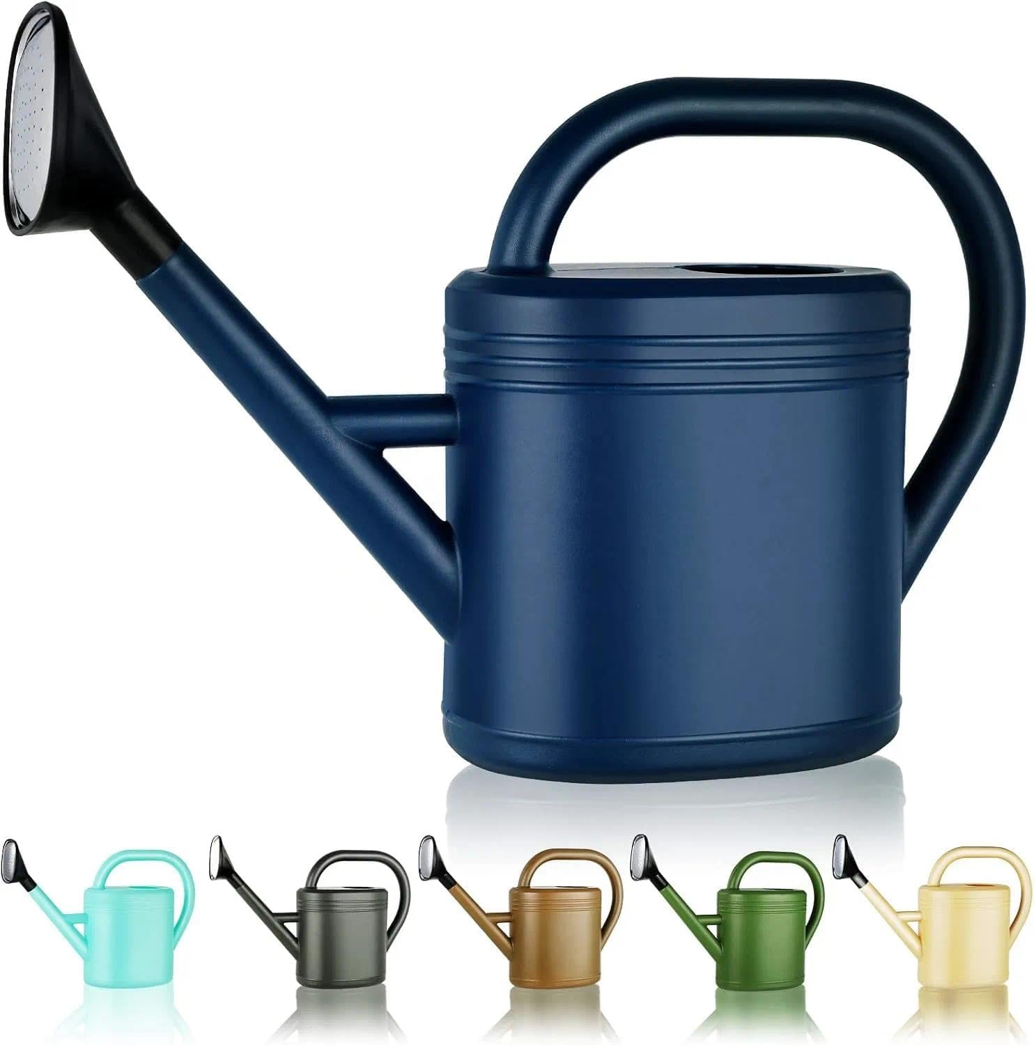 Watering Can for Indoor and Outdoor Plants, 1-Gallon Capacity, Durable, with Detachable Nozzle, High-Quality Polymers for Easy Plant Watering, Ruibex