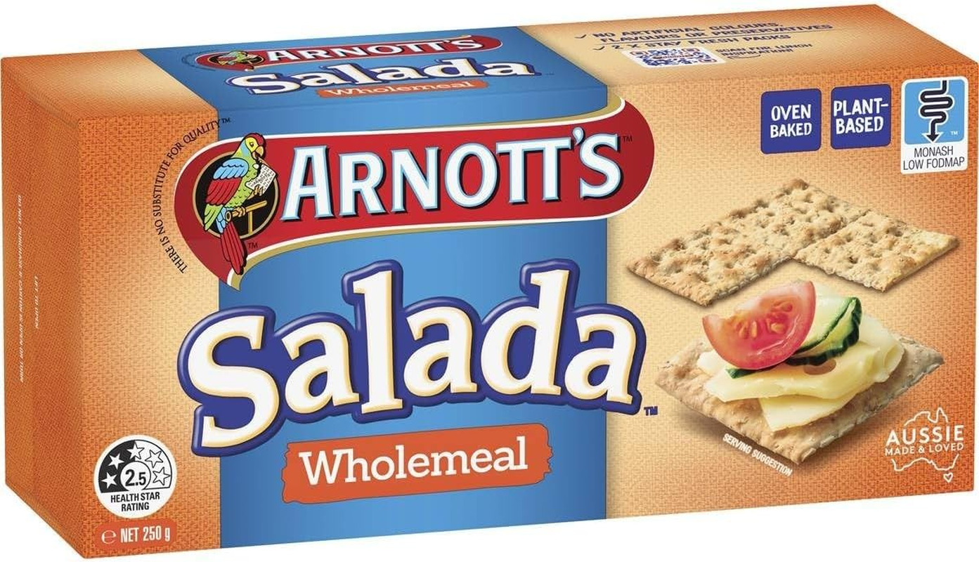 Arnott'S Salada Wholemeal Crispbreads 250 G image number 4