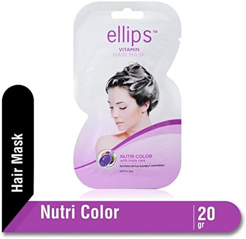 Ellips Hair Mask - Nutri Colour, 20 Gramme (Pack of 10) image number 1