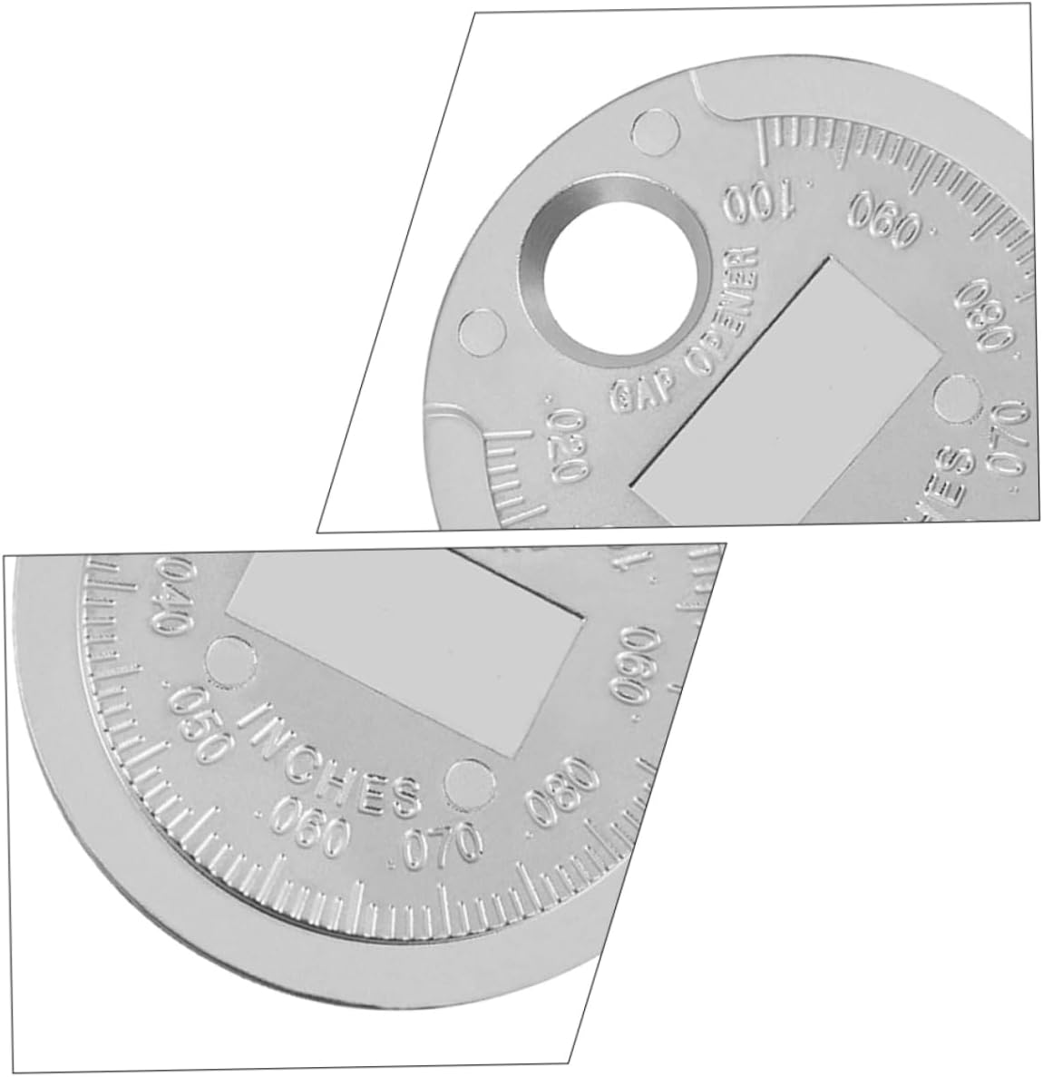 SEWOART Spark Plug Gaps Gauge Tool 2Pcs Wire Feeler Gauge Carbon Steel Accurate Measurement for Automotive Ignition Maintenance and Repair image number 5
